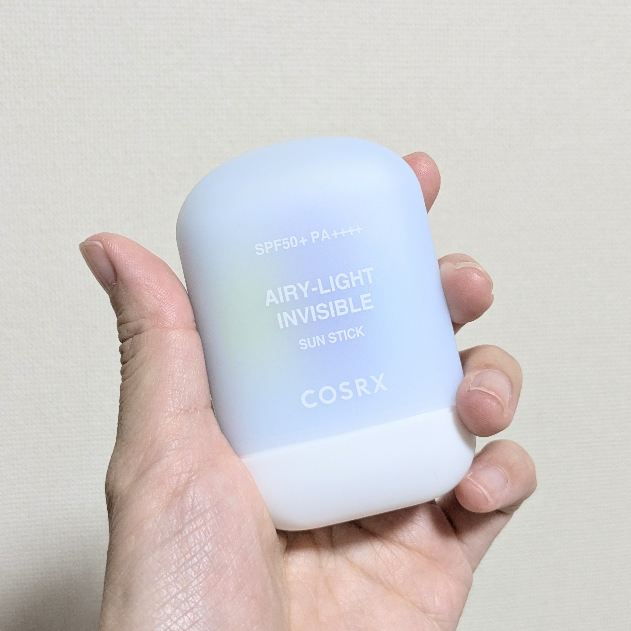 エアリーライト 透明UVスティック/COSRX/日焼け止めスティックを使ったクチコミ（3枚目）