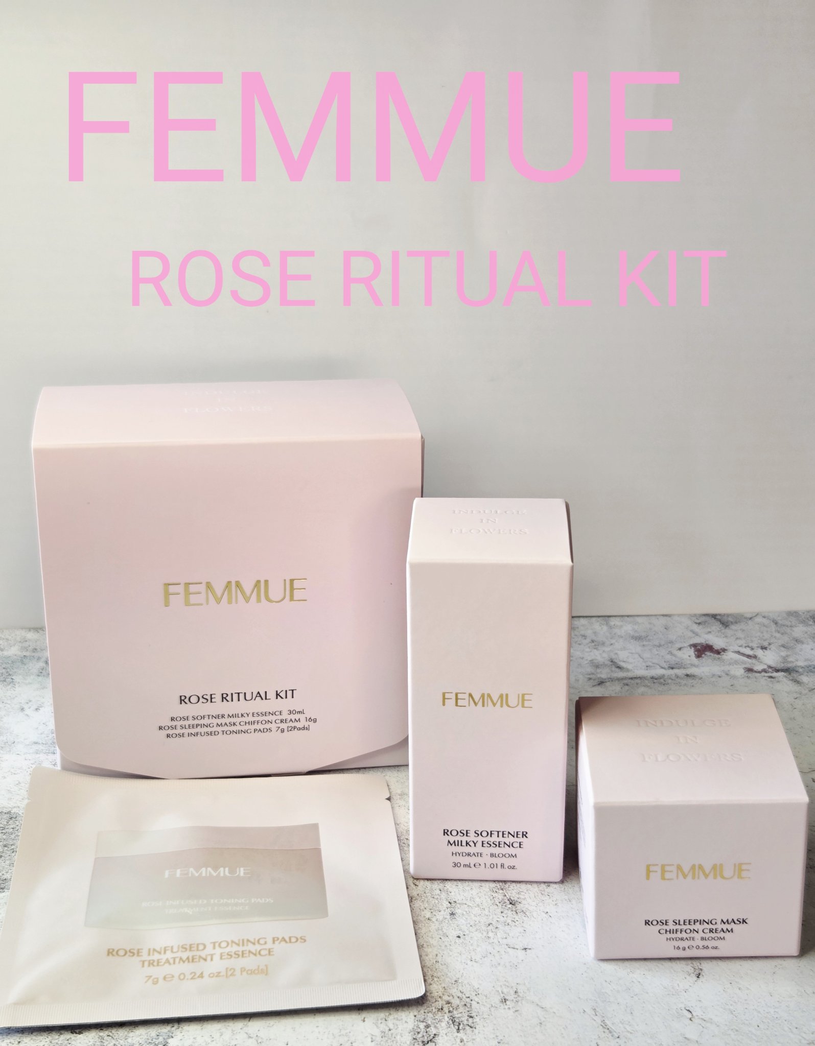 ファミュ　ローズリチュアルキット/FEMMUE/スキンケアキットを使ったクチコミ（1枚目）
