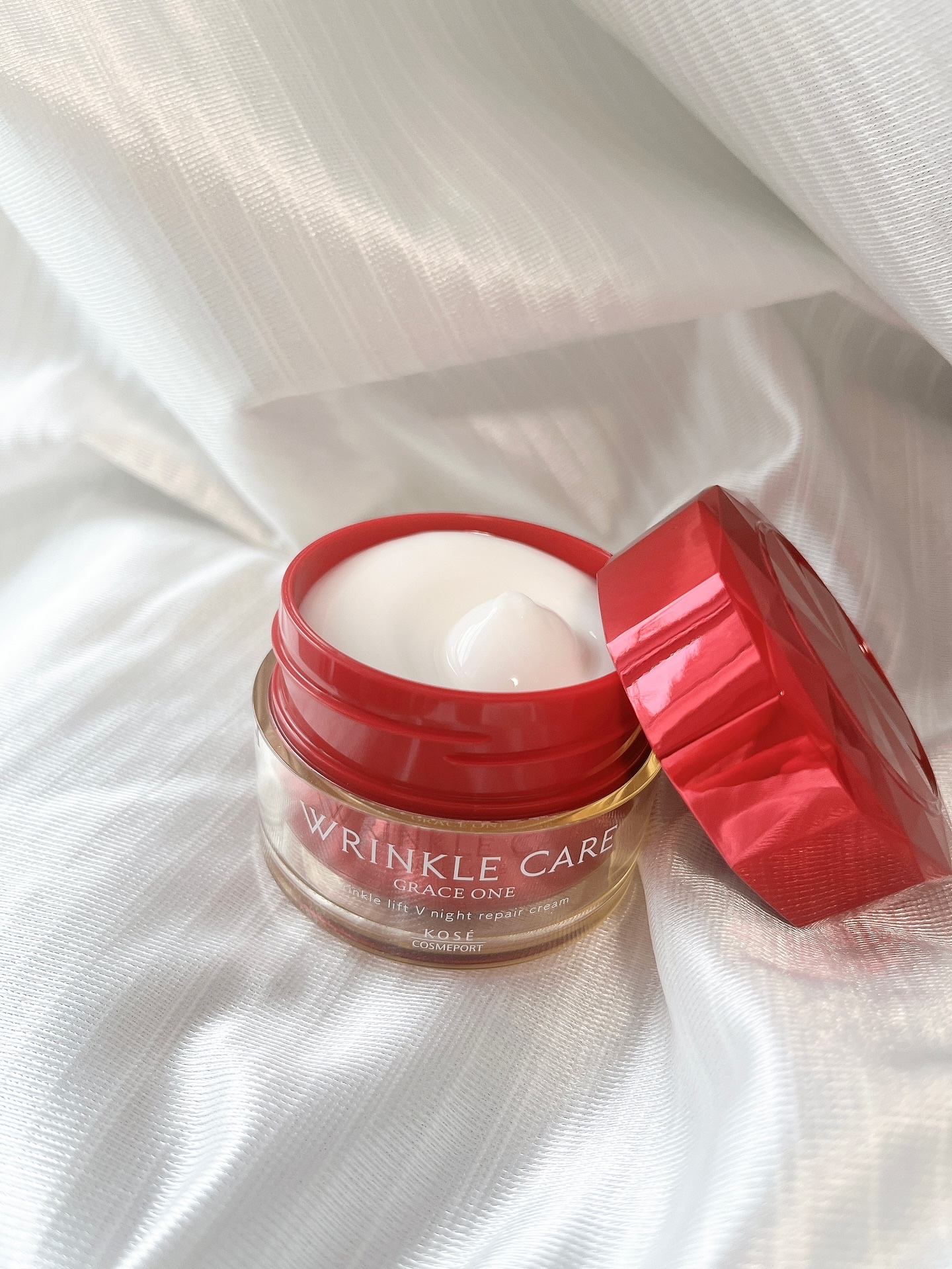 グレイス ワン リンクルケア リンクルリフトＶ ナイトリペアクリーム/グレイスワン/フェイスクリームを使ったクチコミ（3枚目）