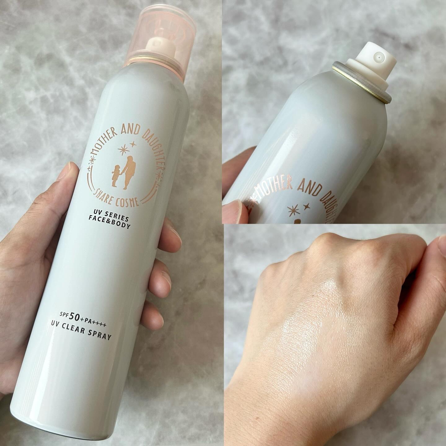 M&D　クリアUVスプレー/Mother&Daughter/日焼け止めミスト・スプレーを使ったクチコミ（2枚目）