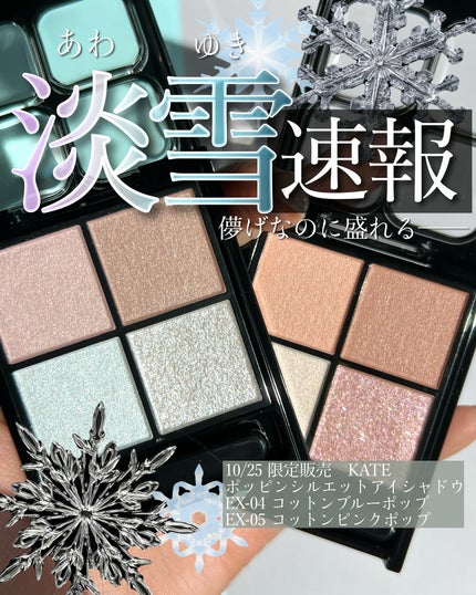 ケイト ポッピングシルエットシャドウ/KATE/アイシャドウパレットを使ったクチコミ(1枚目)