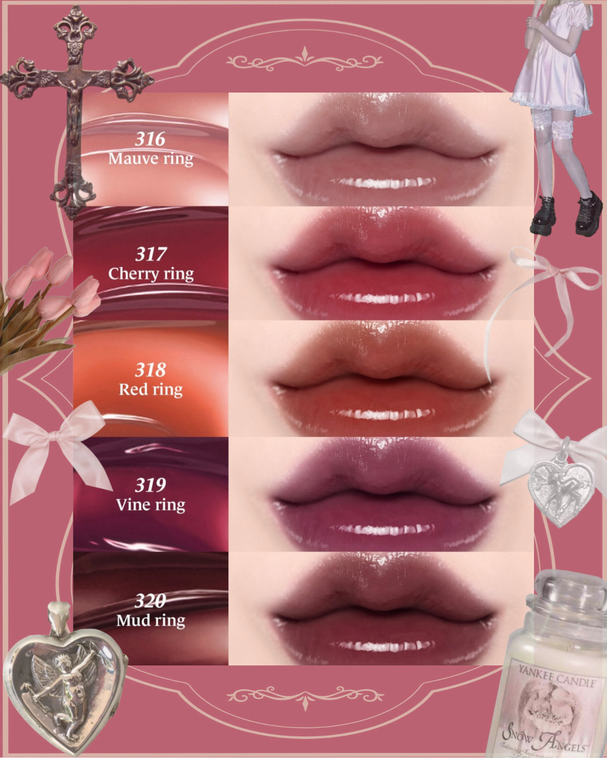 ラカ　ティント　リップヌードクロス　リップカラー　まとめい売り 2025年秋新作リップグロス】ジェリーイングヌードグロス｜Lakaの口コミ