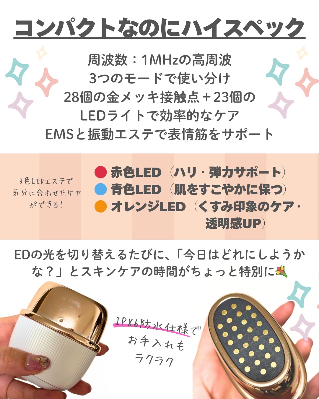 ANLANミニRF美顔器/ANLAN/美顔器・マッサージを使ったクチコミ（3枚目）