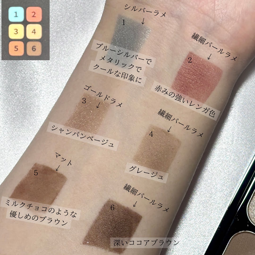 オッドバランスアイパレット/TWO SLASH FOUR/アイシャドウパレットを使ったクチコミ（3枚目）