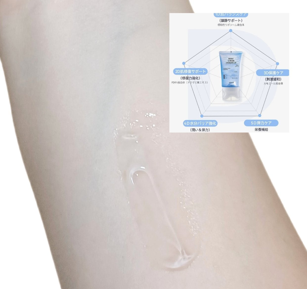 ダーマアールエックス V-MODE ハイドレートアップ/OGANACELL/フェイスクリームを使ったクチコミ(3枚目)