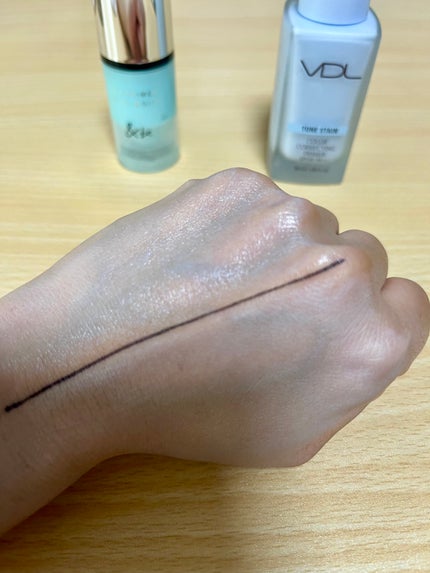 &be UV プライマーリッチモイスト スカイグロウ ミニ(限定)/&be/化粧下地を使ったクチコミ(3枚目)