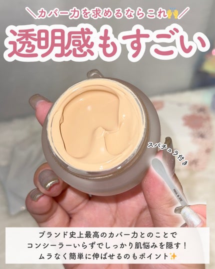 サブライム クリーム ファンデーション/PAUL & JOE BEAUTE/クリーム・エマルジョンファンデーションを使ったクチコミ(4枚目)