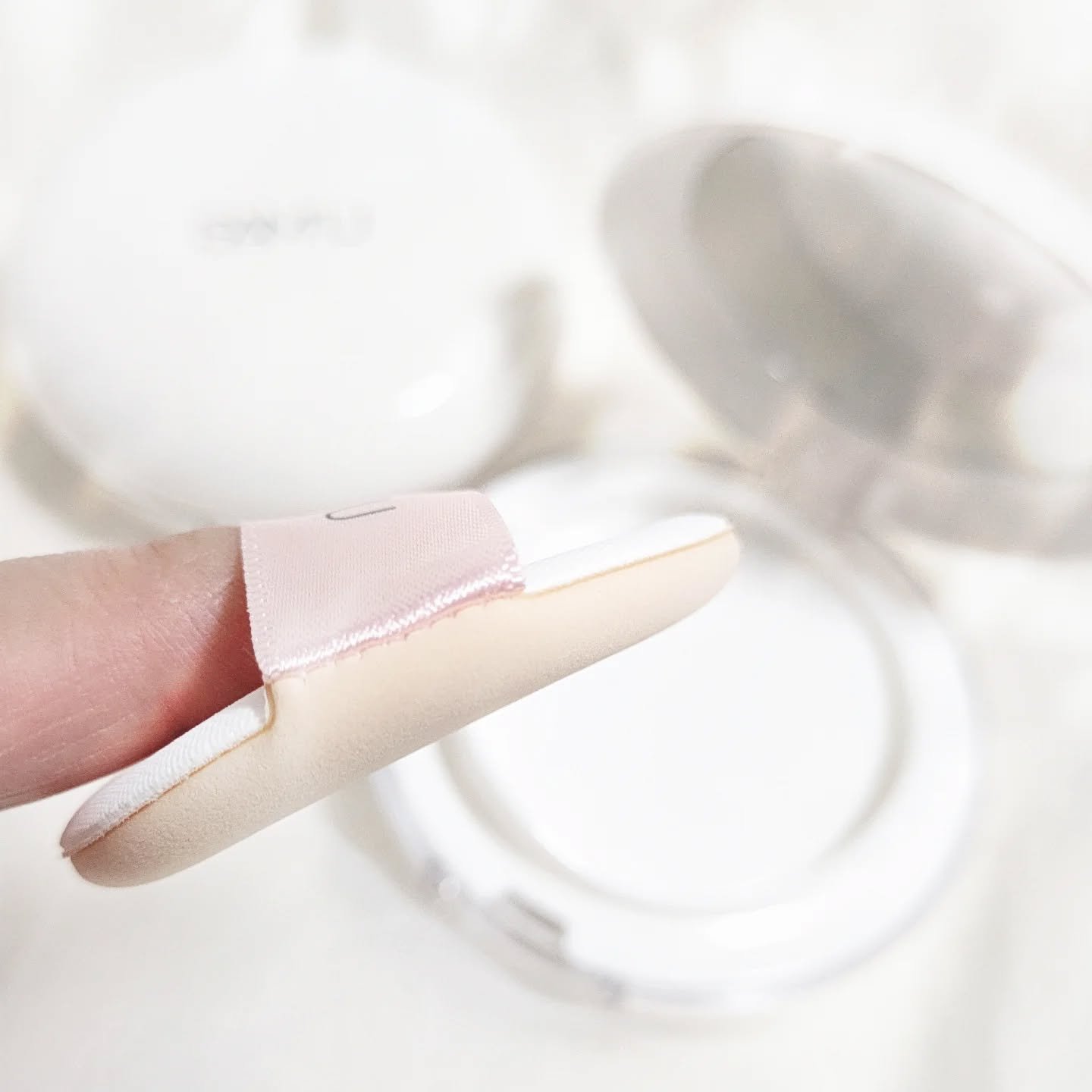 センシティブピュア＆ピュアクッション/SAM'U/クッションファンデーションを使ったクチコミ（3枚目）