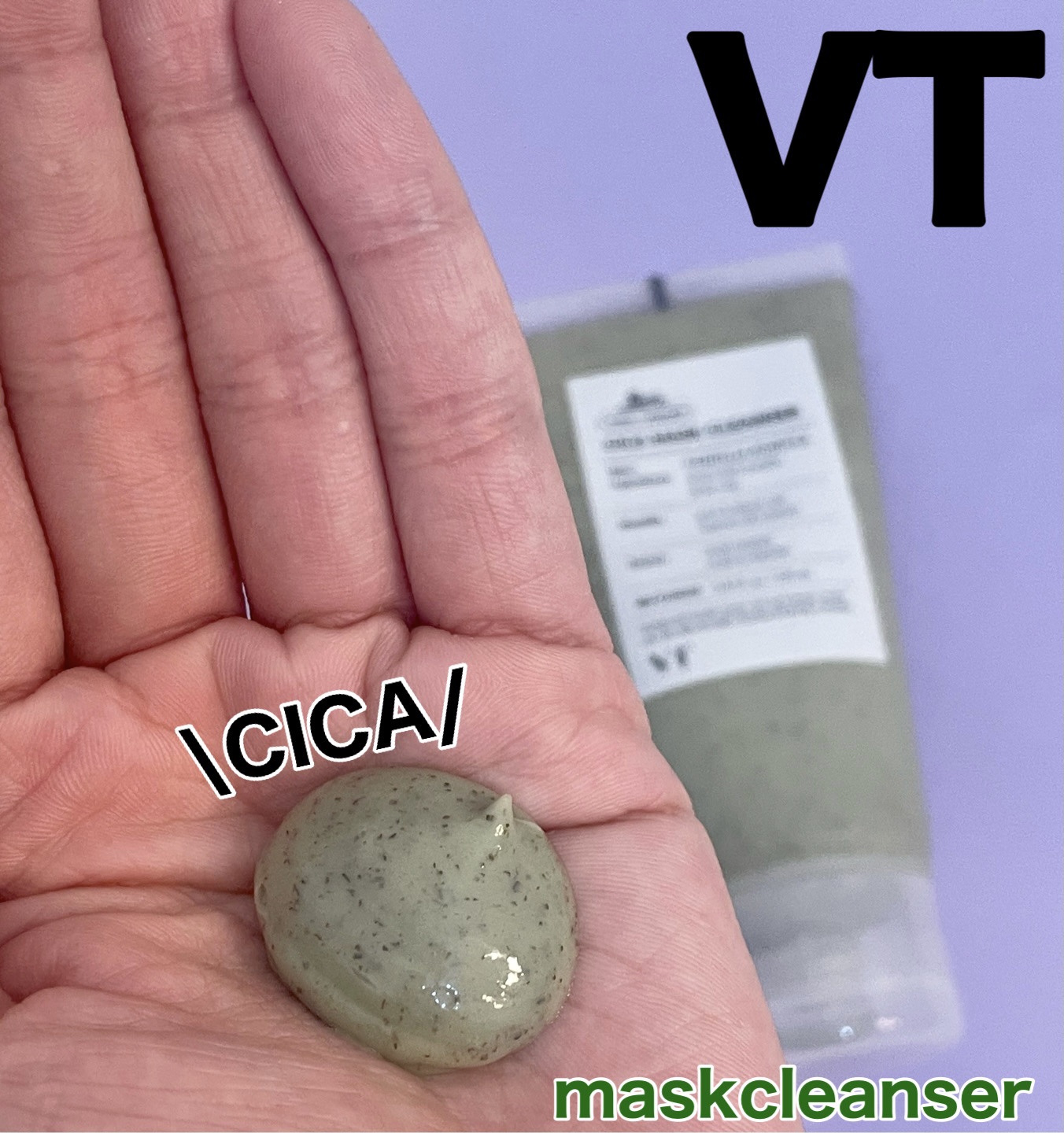 CICA マスククレンザー/VT/洗顔フォームを使ったクチコミ（1枚目）