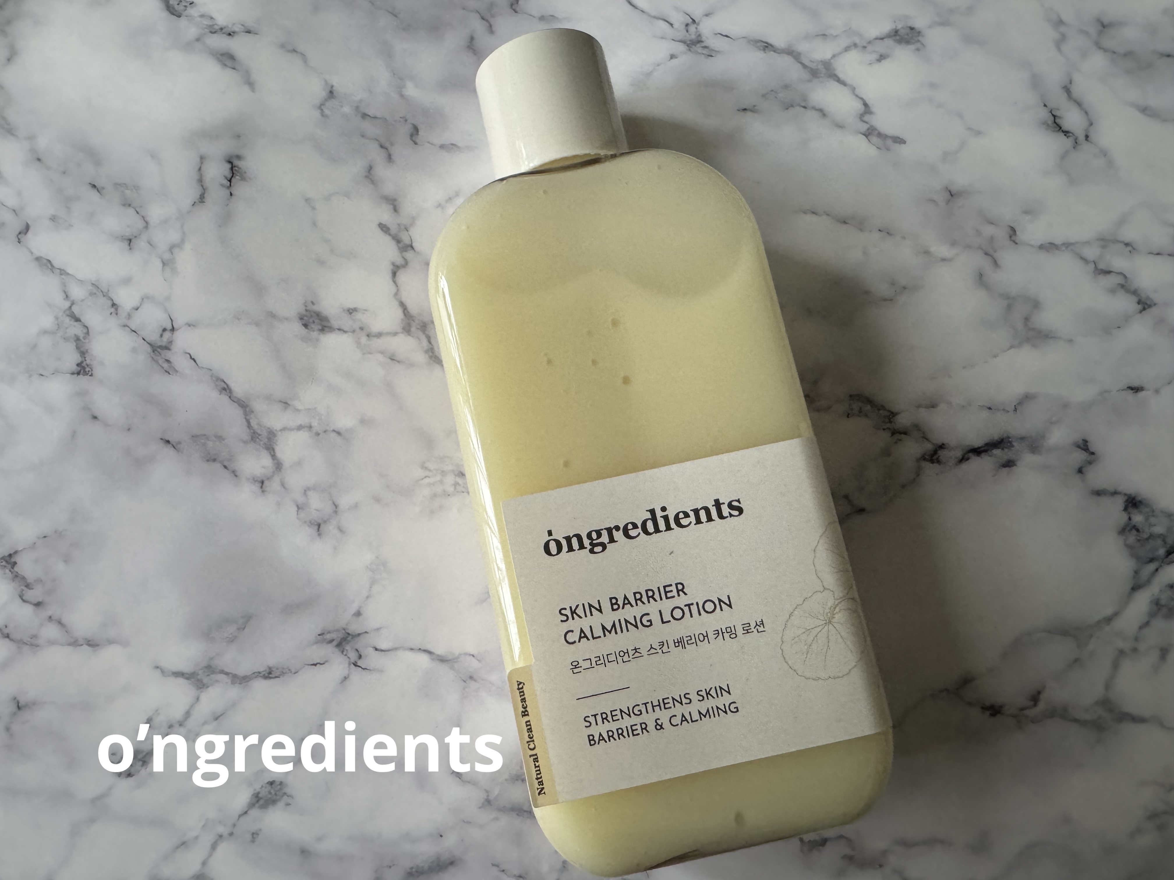 Ongredients
Skin Barrier Calming Lotion  220ml

いつも見てるYouTuberさんが
ずっと推してるカーミングローション‼︎

朝化粧水のあとにこれで保湿してから
メイクするともちが良いらしく
