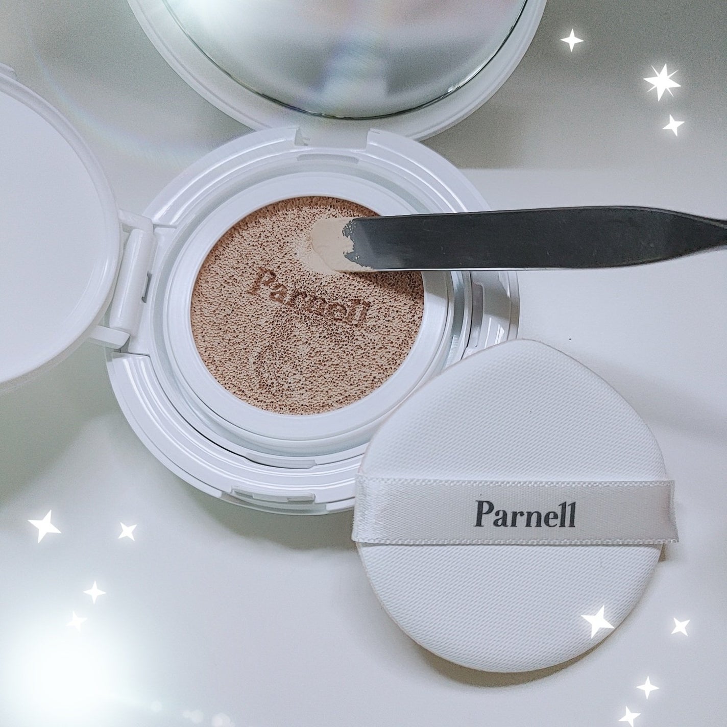 シカマヌ セラム クッションファンデ/parnell/クッションファンデーションを使ったクチコミ(2枚目)