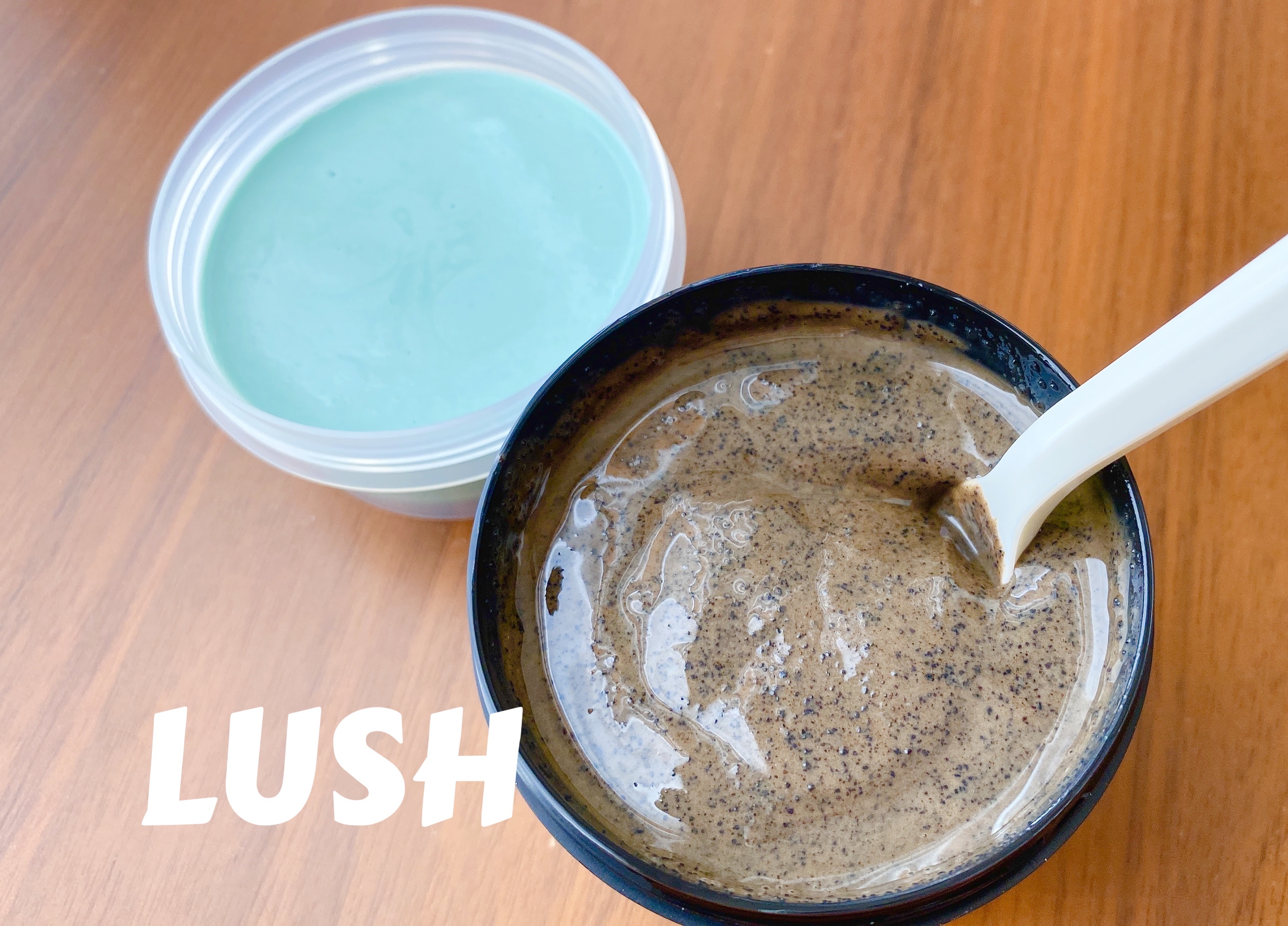 ラッシュ カップ オブ ブラックのクチコミ「LUSHのコーヒーパックが本物すぎた☕️
開けた瞬間コーヒーを焙煎してる香りふわっとパック中も.....」（1枚目）