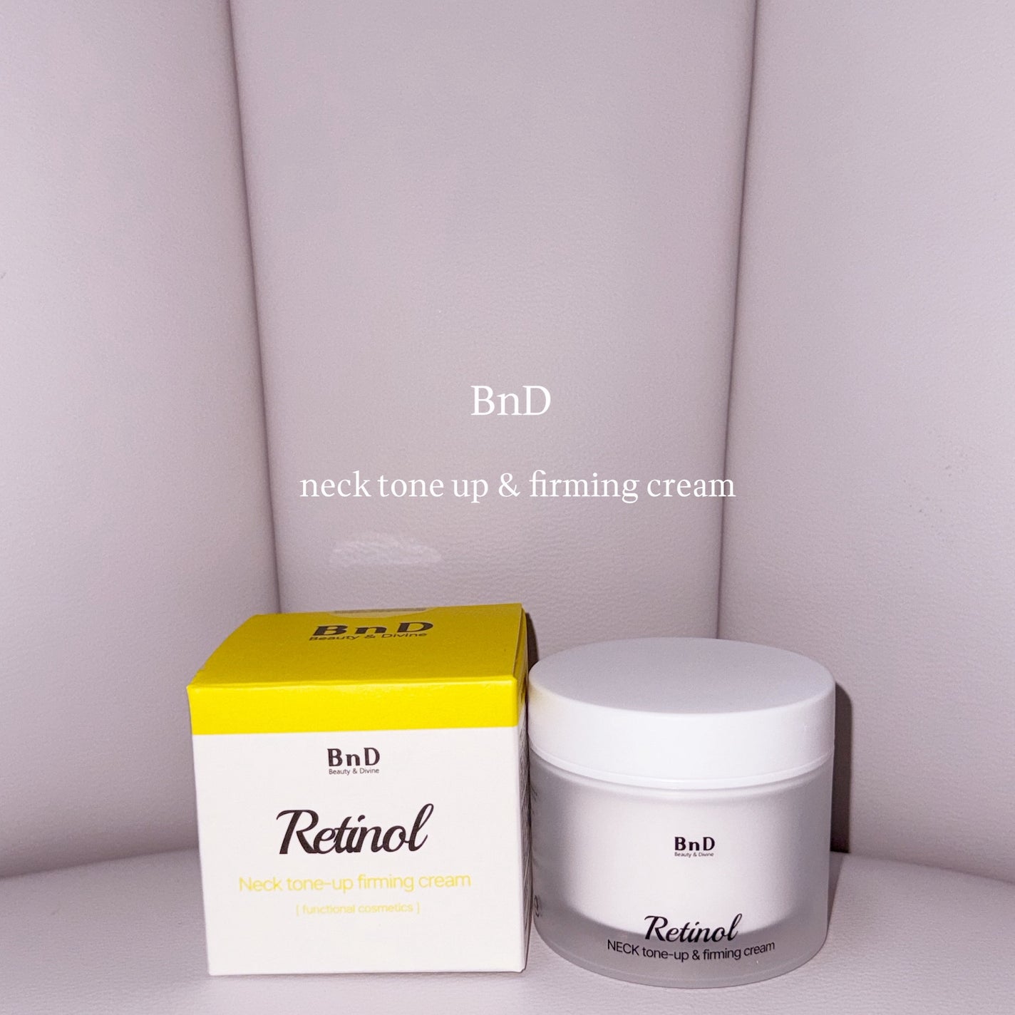 BnD ネックアイロン トーンアップ クリーム/BnD/ネック・デコルテケアを使ったクチコミ(1枚目)