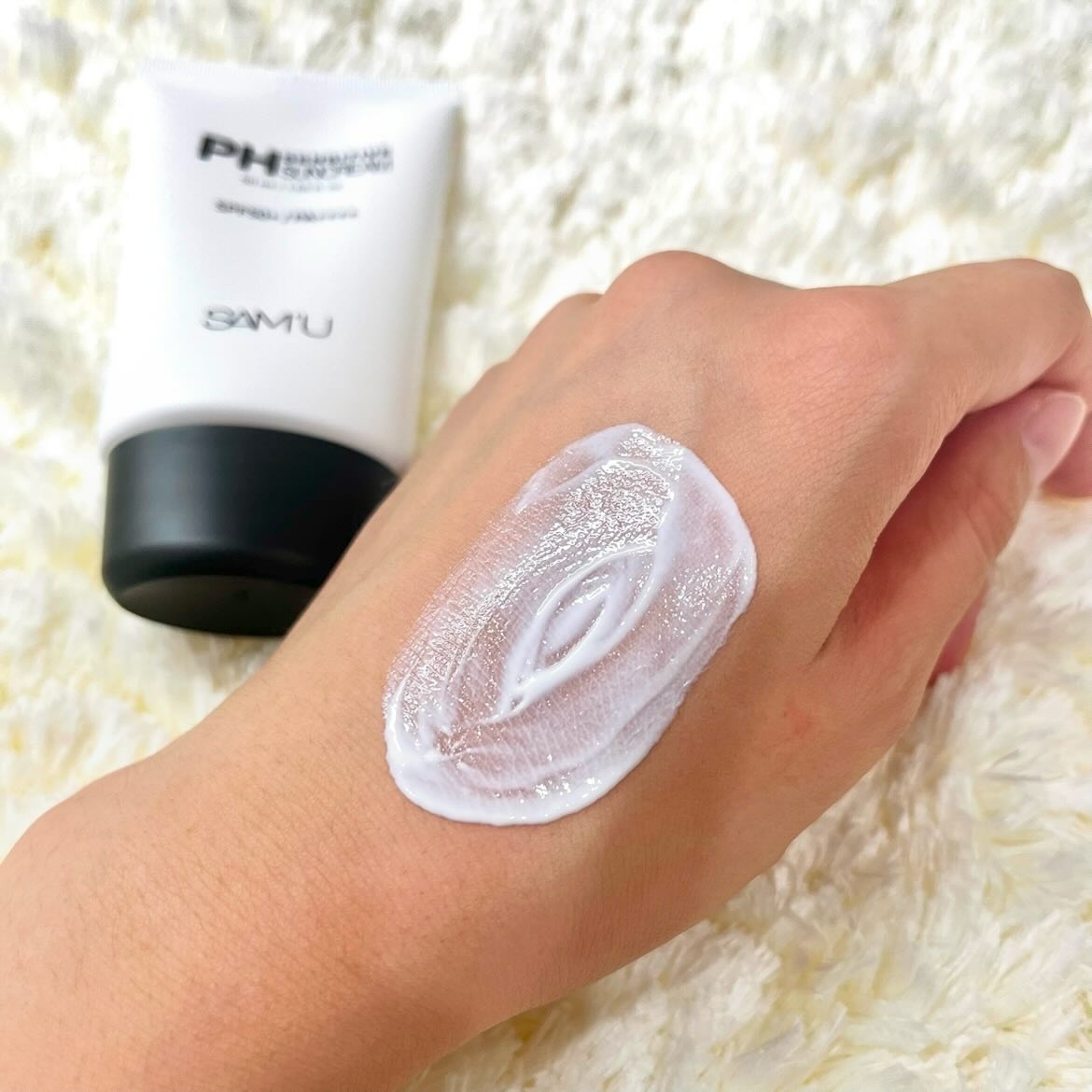 サミュ PHセンシティブサンクリーム/SAM'U/日焼け止めクリームを使ったクチコミ（3枚目）