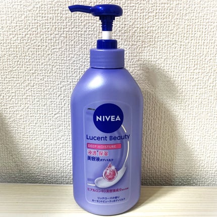 ニベア ルーセントビューティ ディープモイスチャー 浸透保湿美容液ボディミルク リッチローズの香り/ニベア/ボディミルクを使ったクチコミ(3枚目)