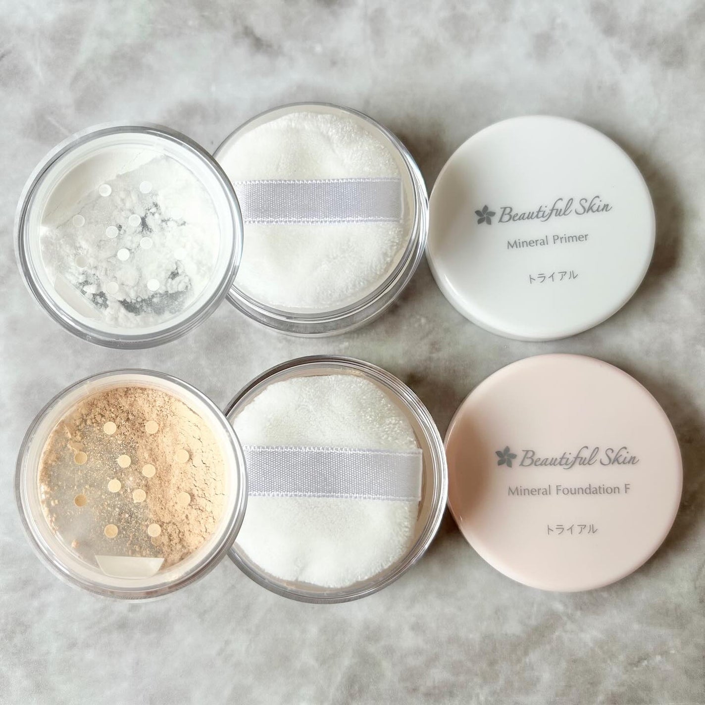 ミネラルファンデーション トライアルセット/ビューティフルスキン/トライアルキットを使ったクチコミ(3枚目)