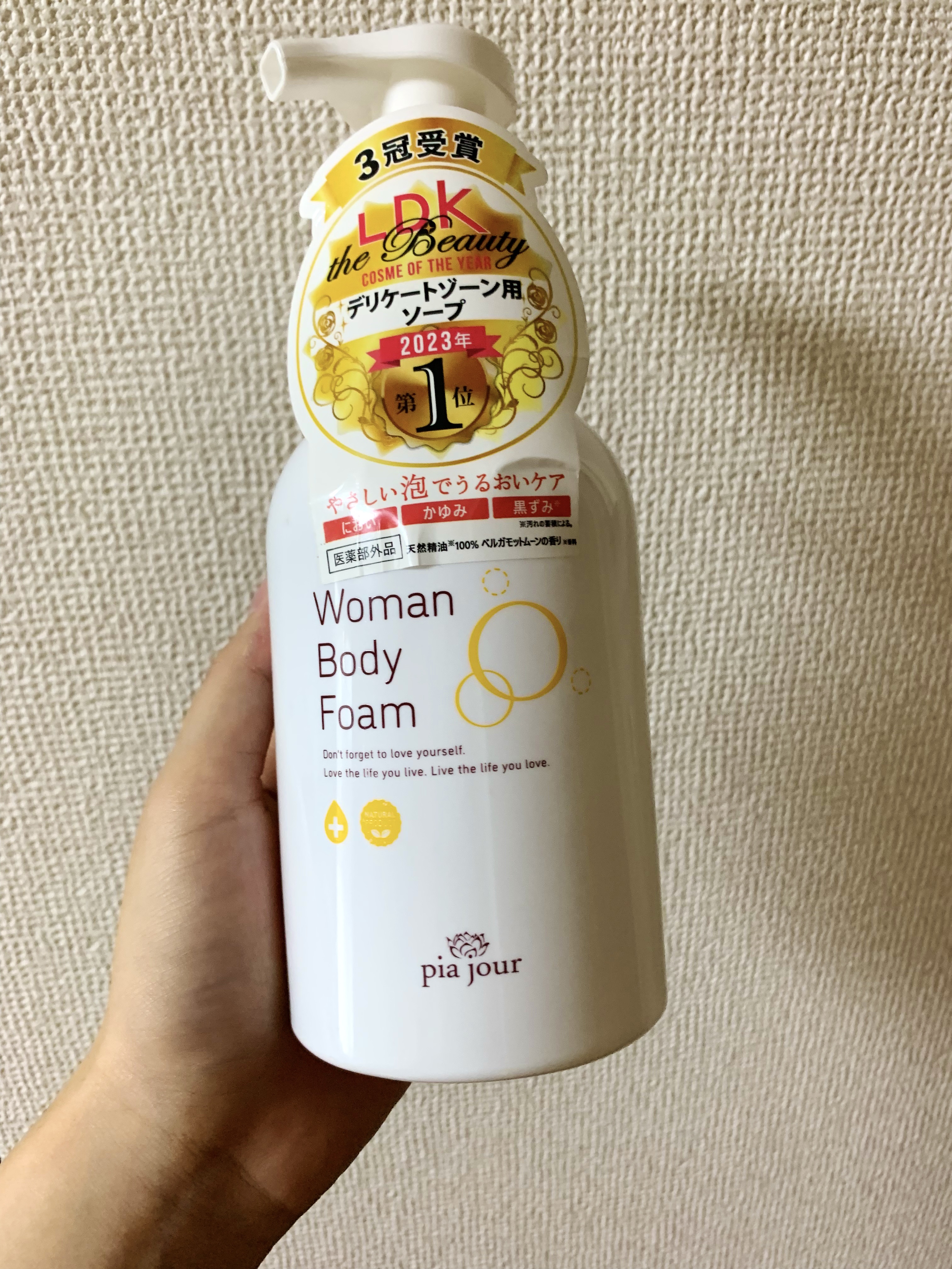 ウーマンボディフォーム 400ml/pia jour/デリケートゾーンケアを使ったクチコミ（1枚目）