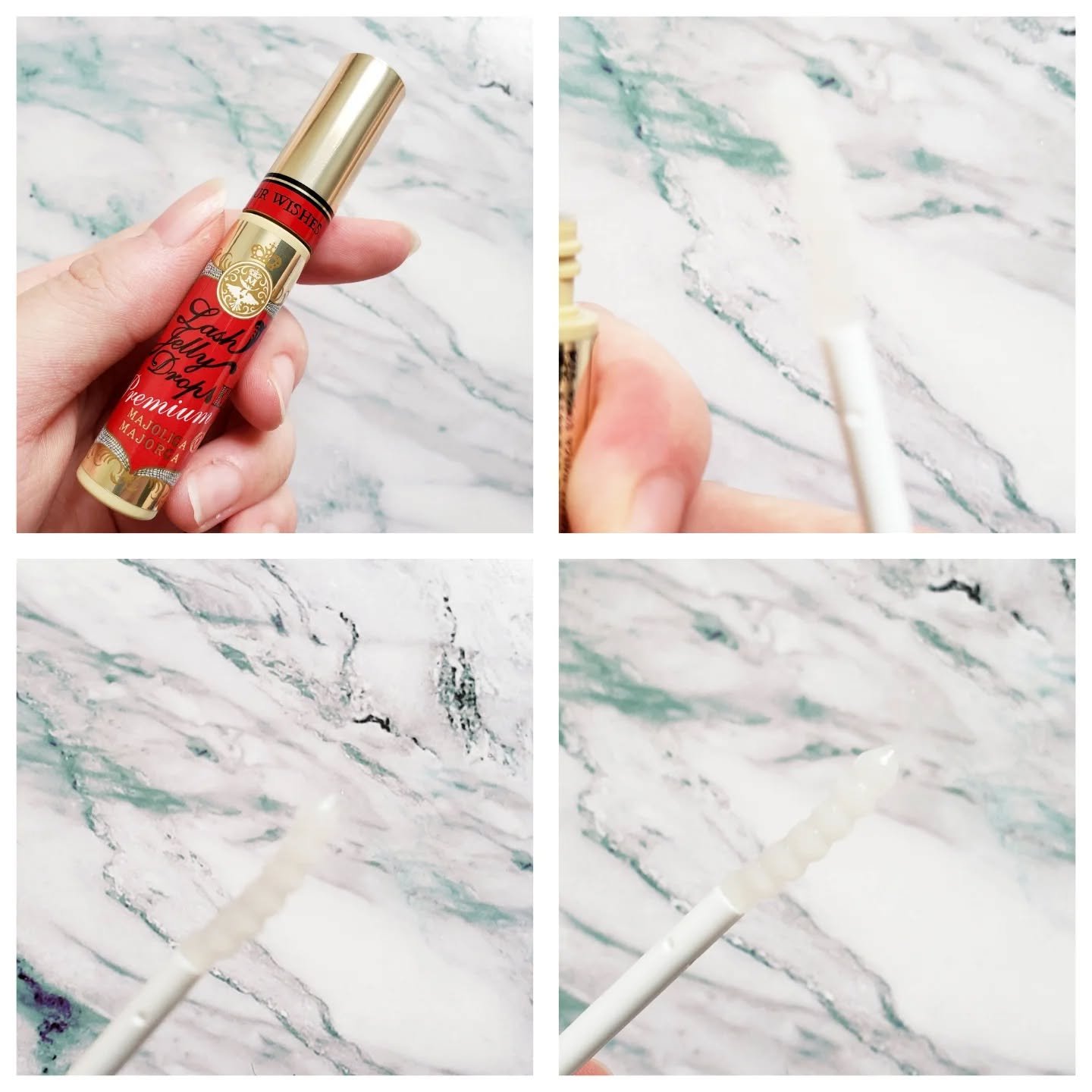 ラッシュジェリードロップ EX プレミアム/MAJOLICA MAJORCA/まつげ美容液を使ったクチコミ（2枚目）