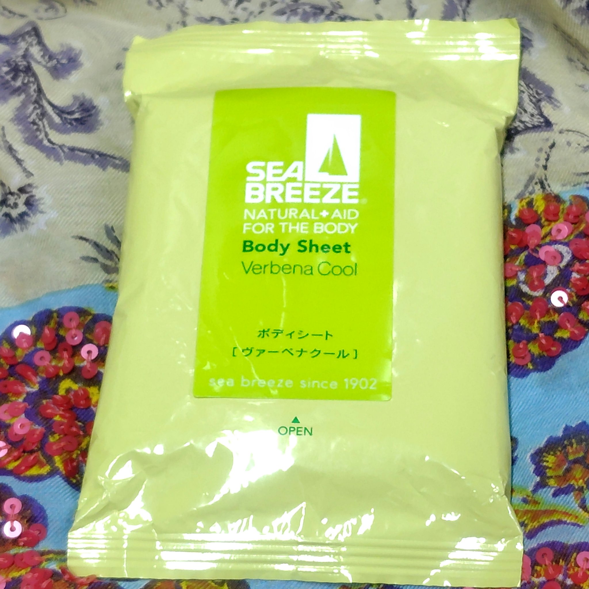 ボディシート (ヴァーベナクール)/シーブリーズ/ボディシートを使ったクチコミ（1枚目）