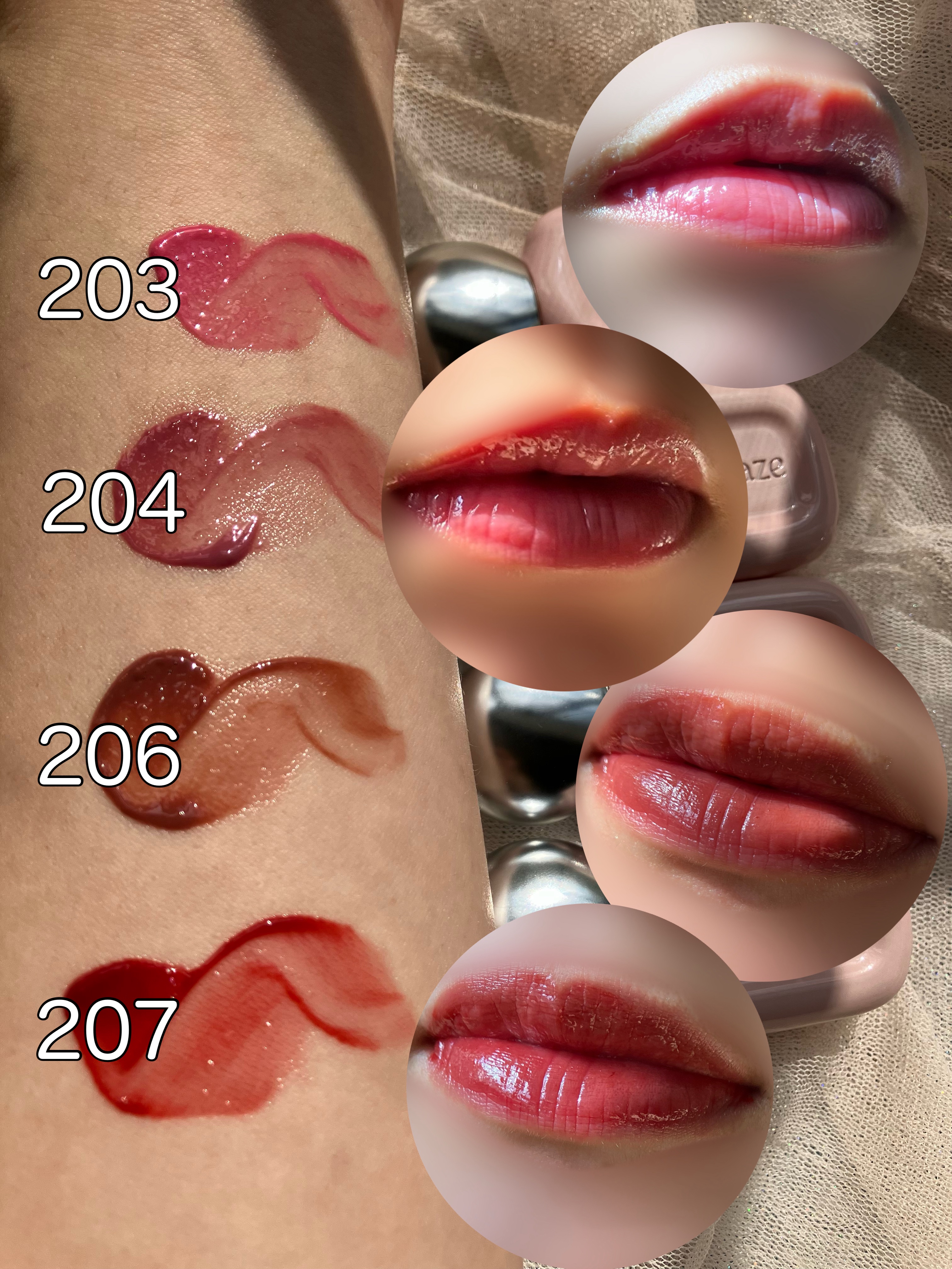 デュー ドロップ ティント/Coralhaze/リップティントを使ったクチコミ（2枚目）