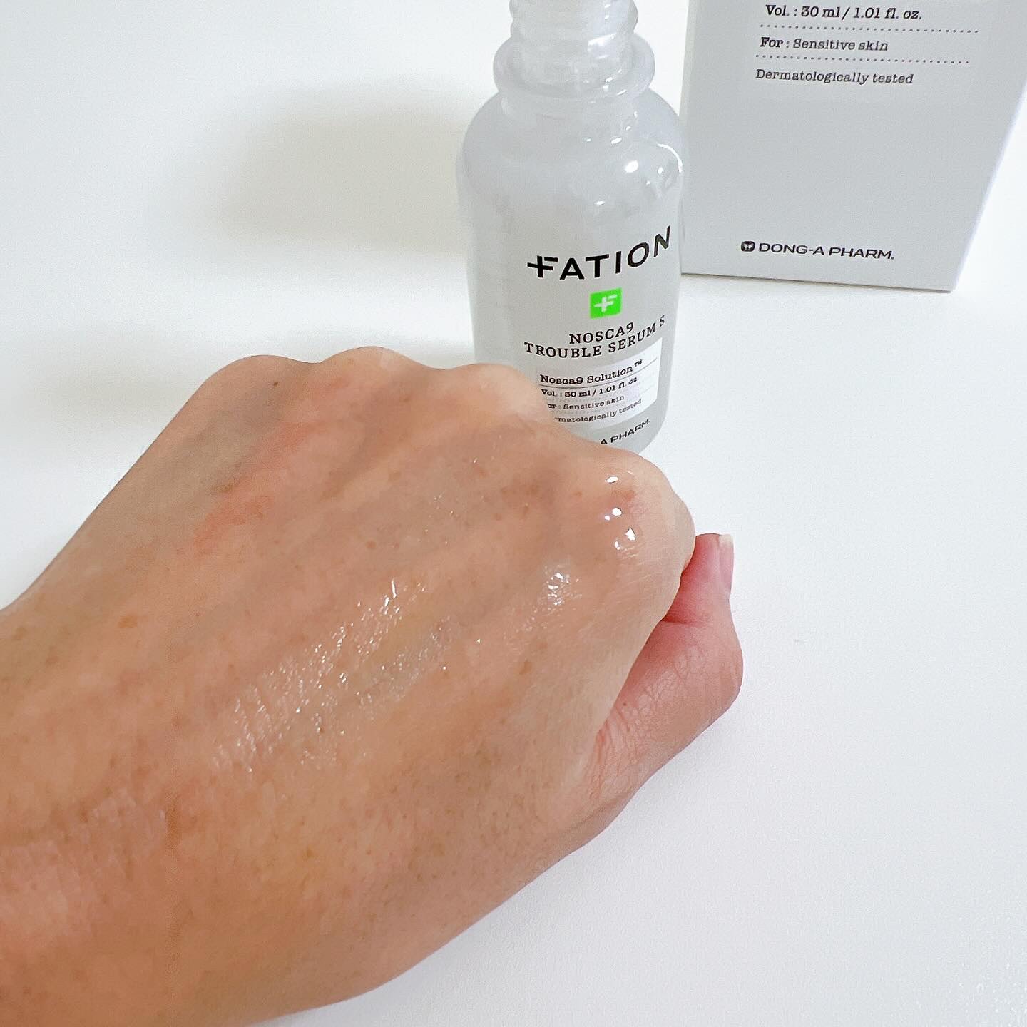 ノスカナイントラブルセラムS/FATION/美容液を使ったクチコミ（3枚目）