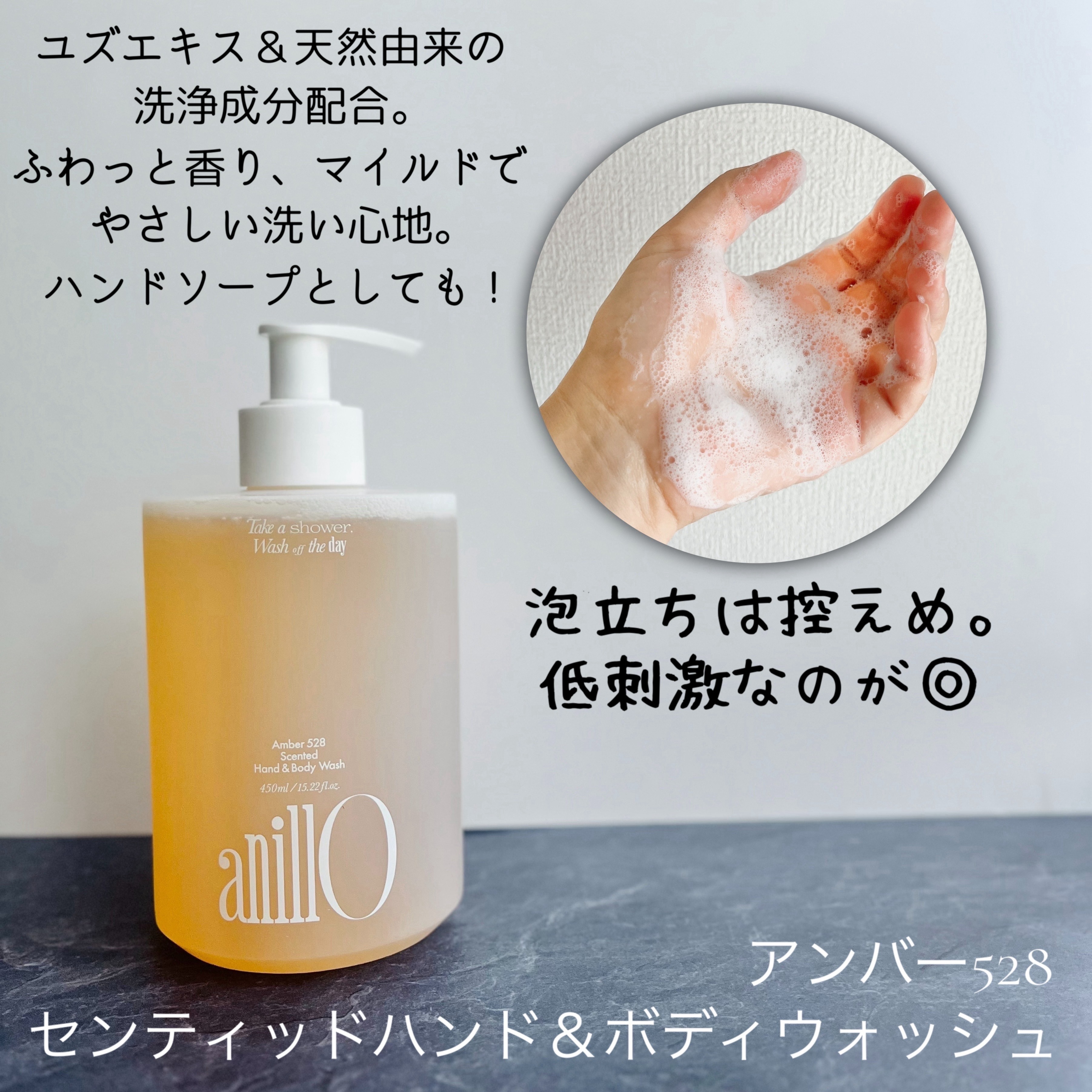 アンバー528 センティッドハンドクリーム/ANILLO/ハンドクリームを使ったクチコミ（2枚目）