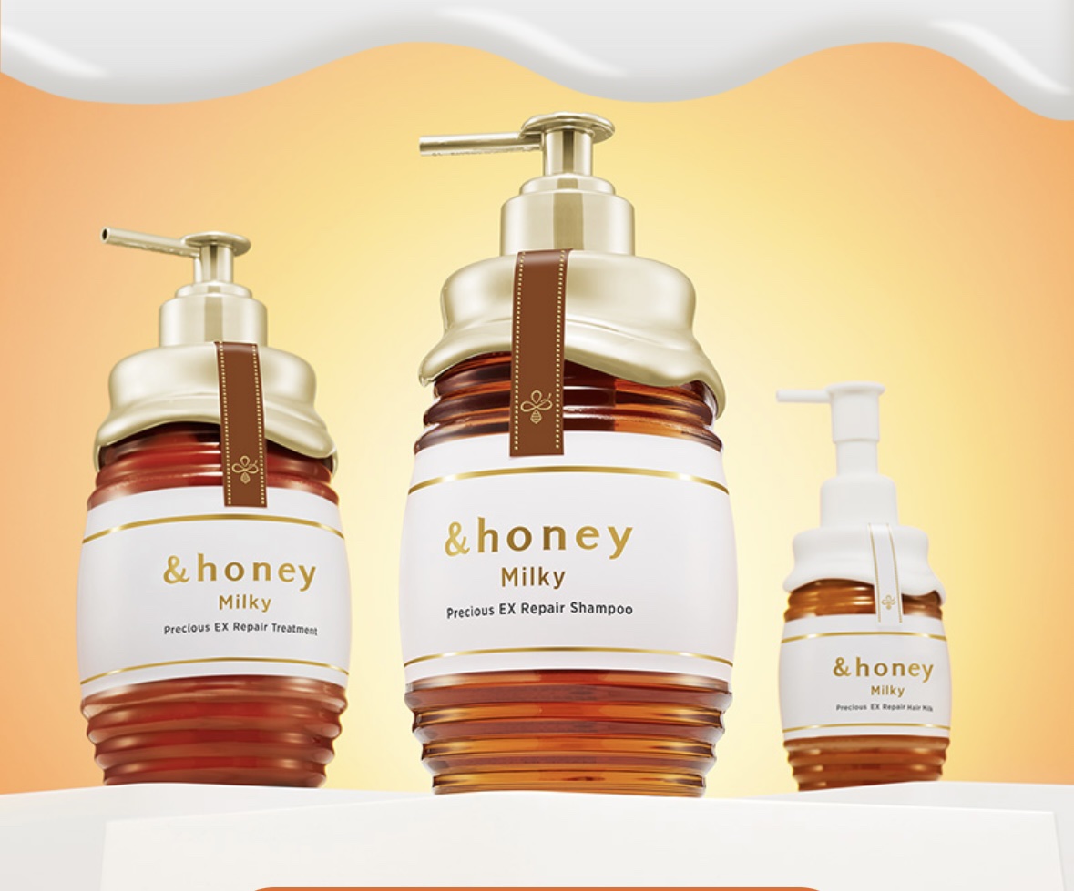 ミルキー プレシャス EX リペア シャンプー1.0 / ヘアトリートメント2.0 ヘアトリートメント500g/&honey/市販シャンプーを使ったクチコミ（1枚目）