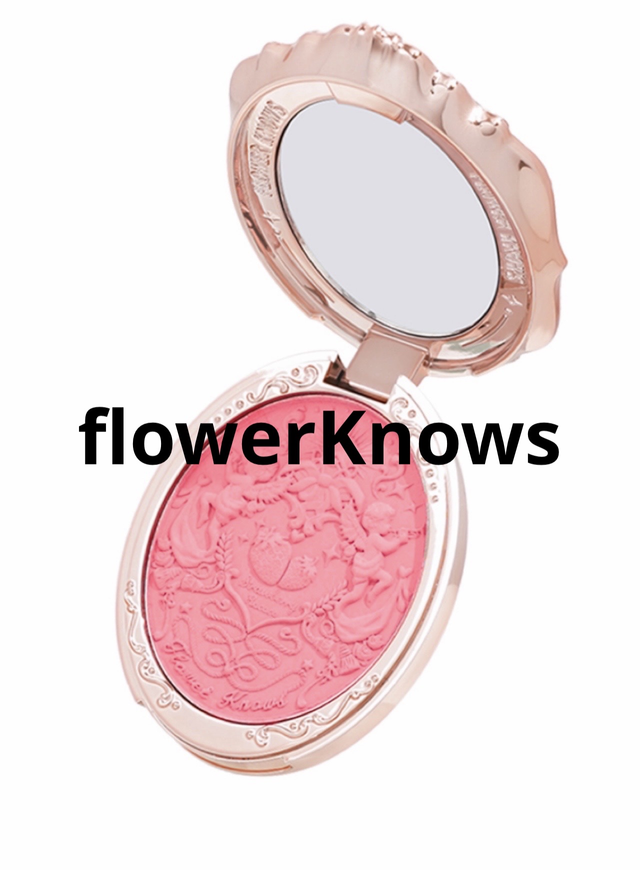 ストロベリーロココ チークブラッシュ G01 ロマンティックブロッサム/FlowerKnows/パウダーチークを使ったクチコミ（1枚目）