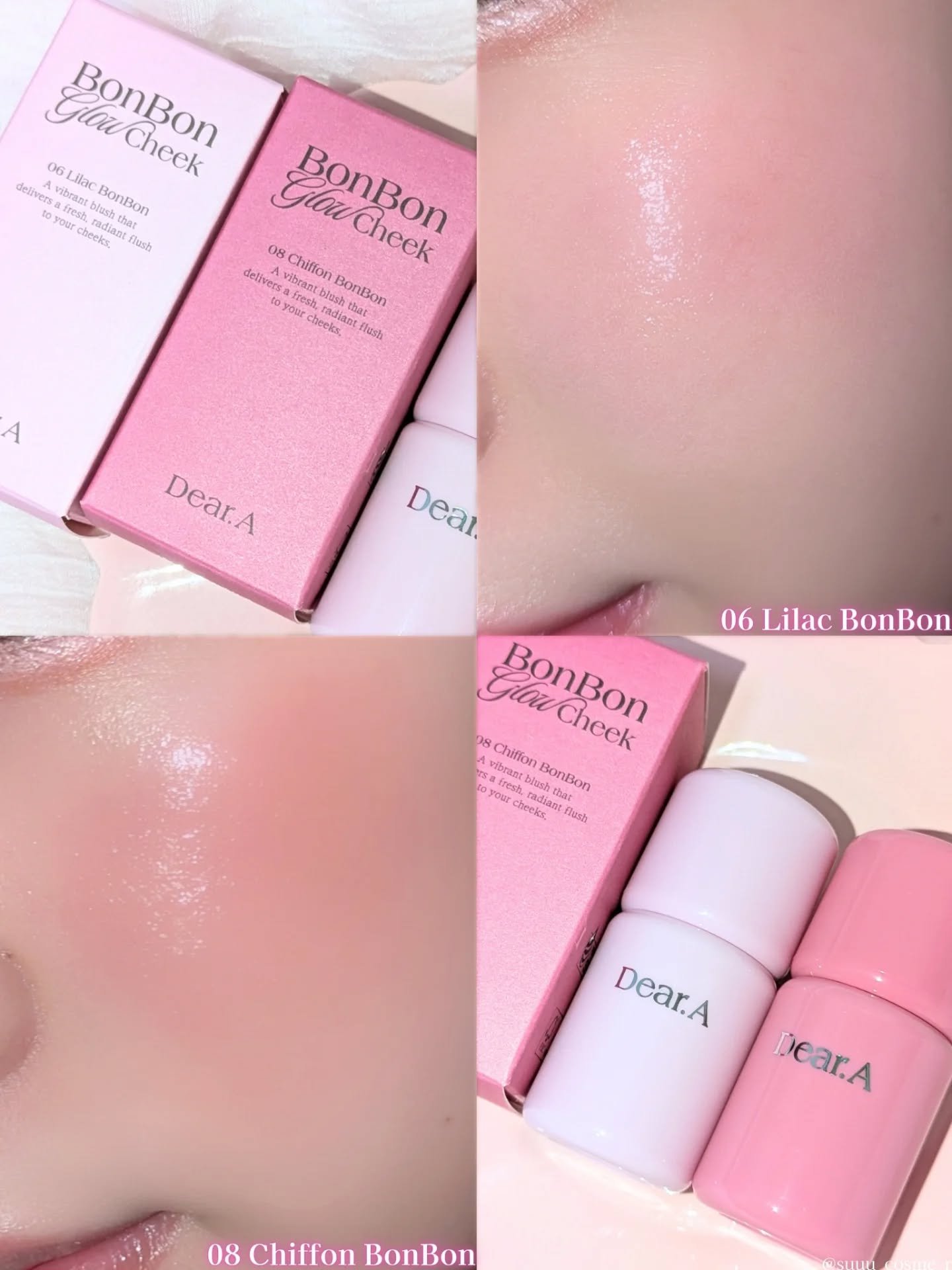 ボンボングロウチーク/Dear.A/リキッドチークを使ったクチコミ（3枚目）