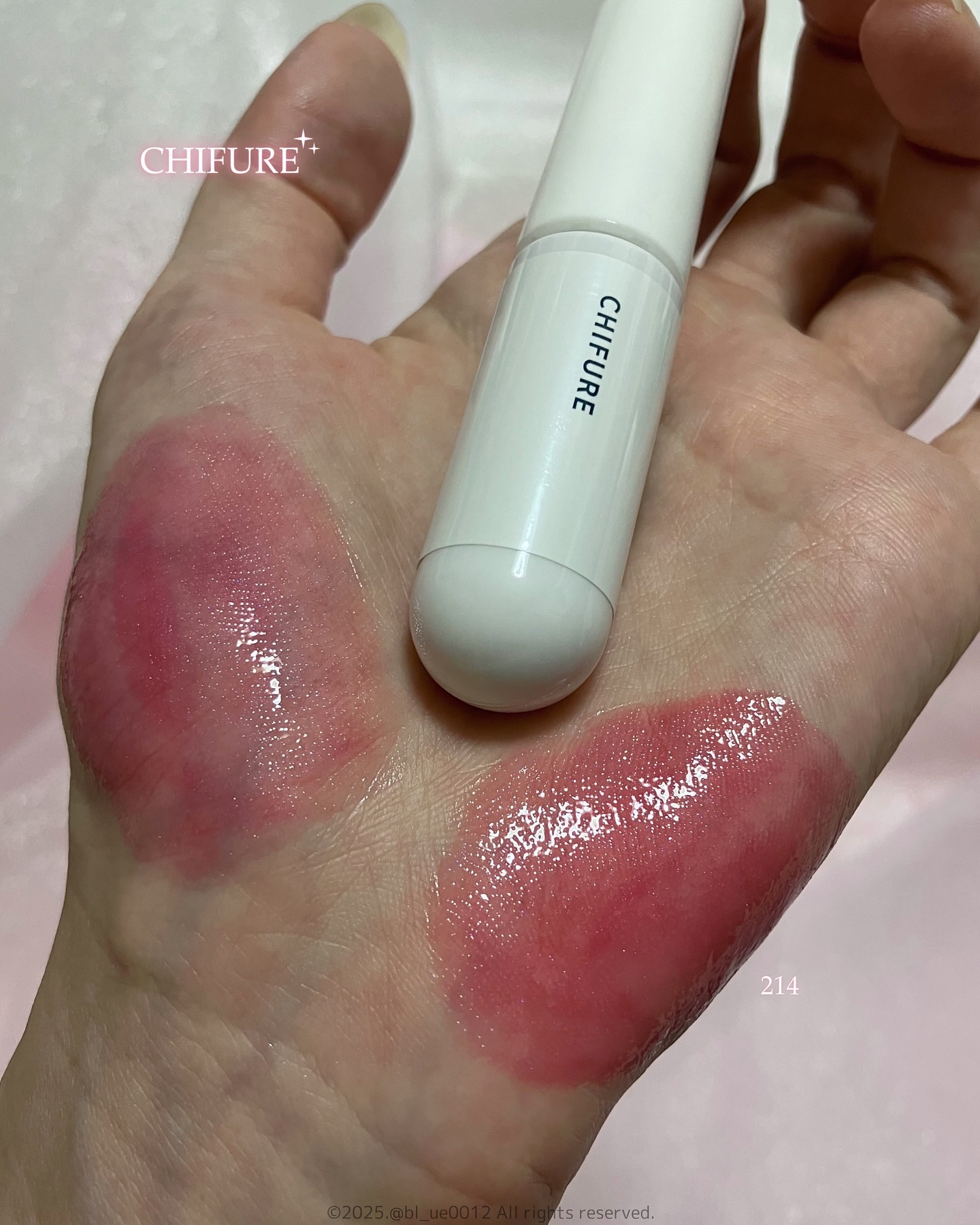 ティント リップ ジェル/ちふれ/リップティントを使ったクチコミ（3枚目）