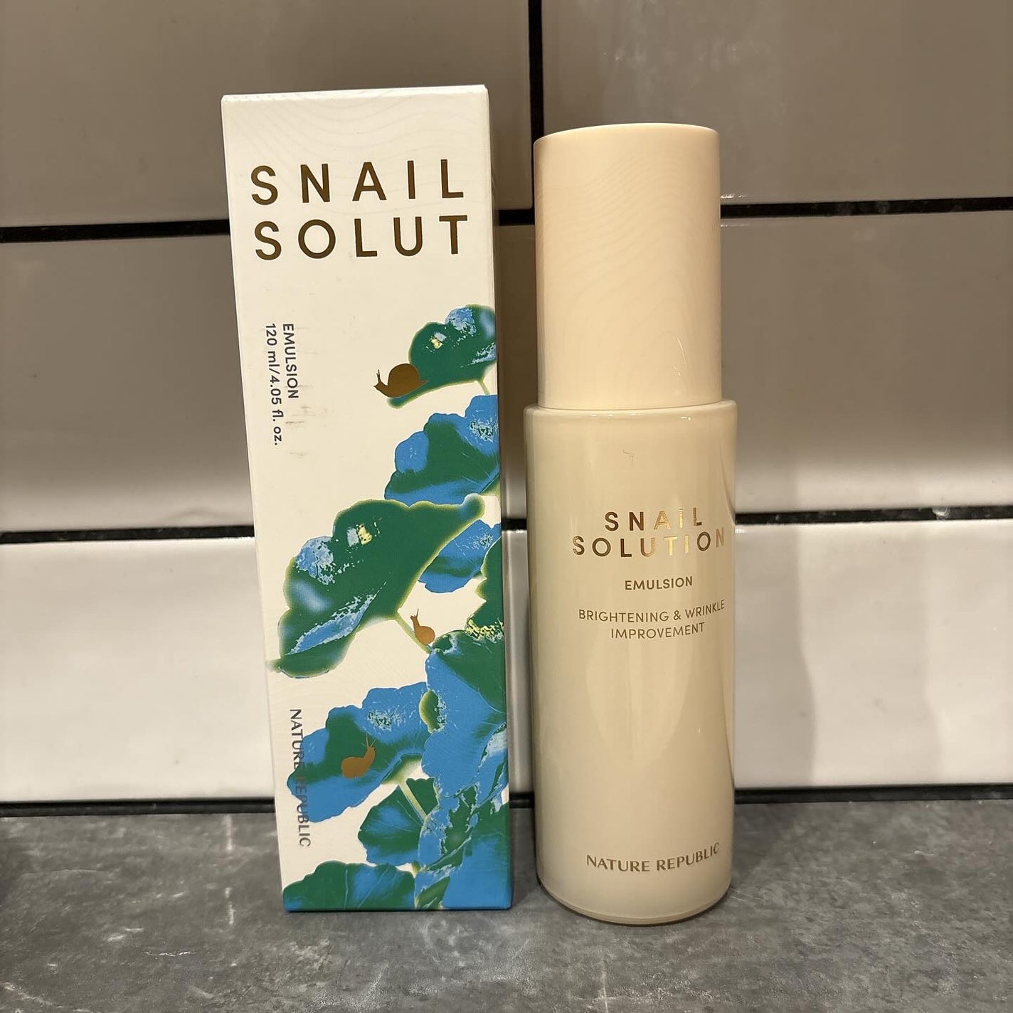 スネイル ソリューション エマルジョン/ネイチャーリパブリック/その他スキンケアを使ったクチコミ(1枚目)