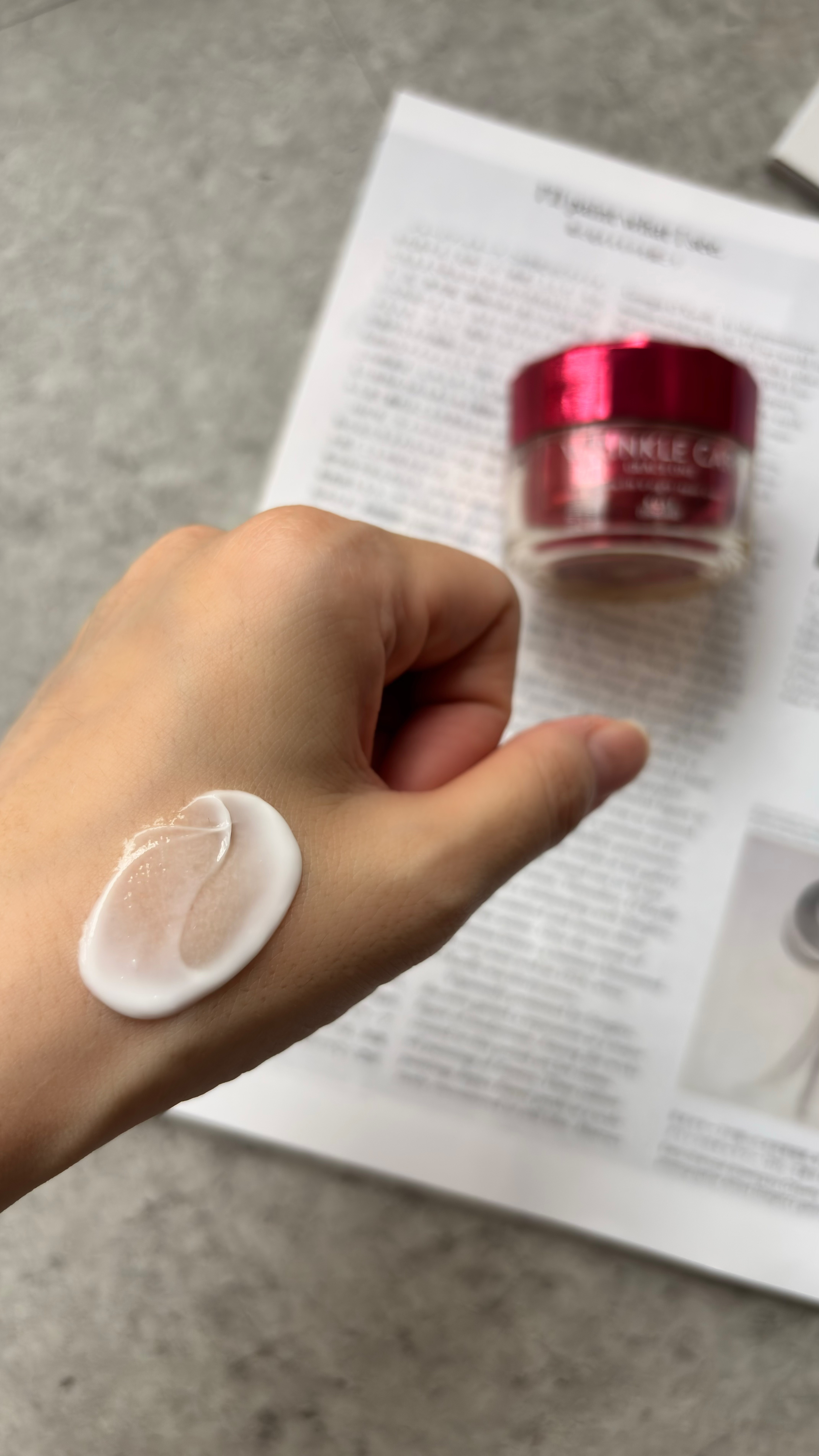 グレイス ワン リンクルケア リンクルリフトＶ ナイトリペアクリーム/グレイスワン/フェイスクリームを使ったクチコミ（2枚目）