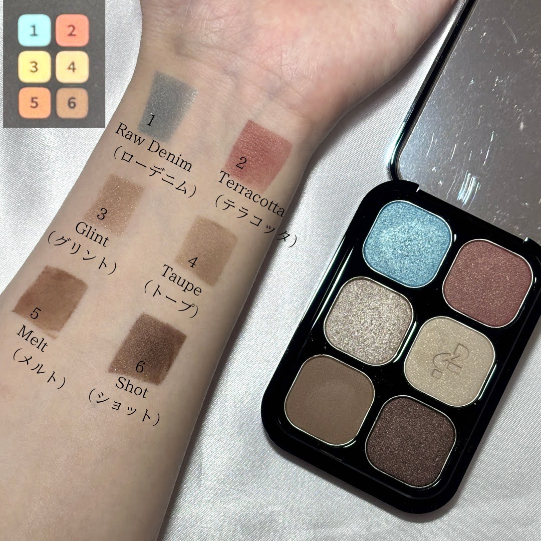 オッドバランスアイパレット/TWO SLASH FOUR/アイシャドウパレットを使ったクチコミ（2枚目）