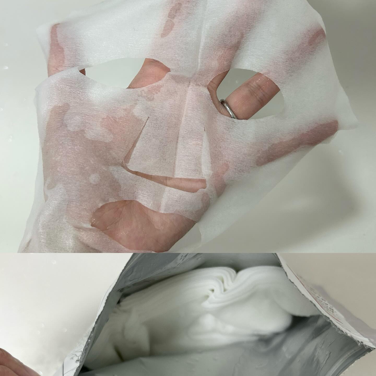 オーラショットフェイシャルマスク（ハリツヤタイプ）/ドウシシャ/シートマスク・パックを使ったクチコミ（2枚目）