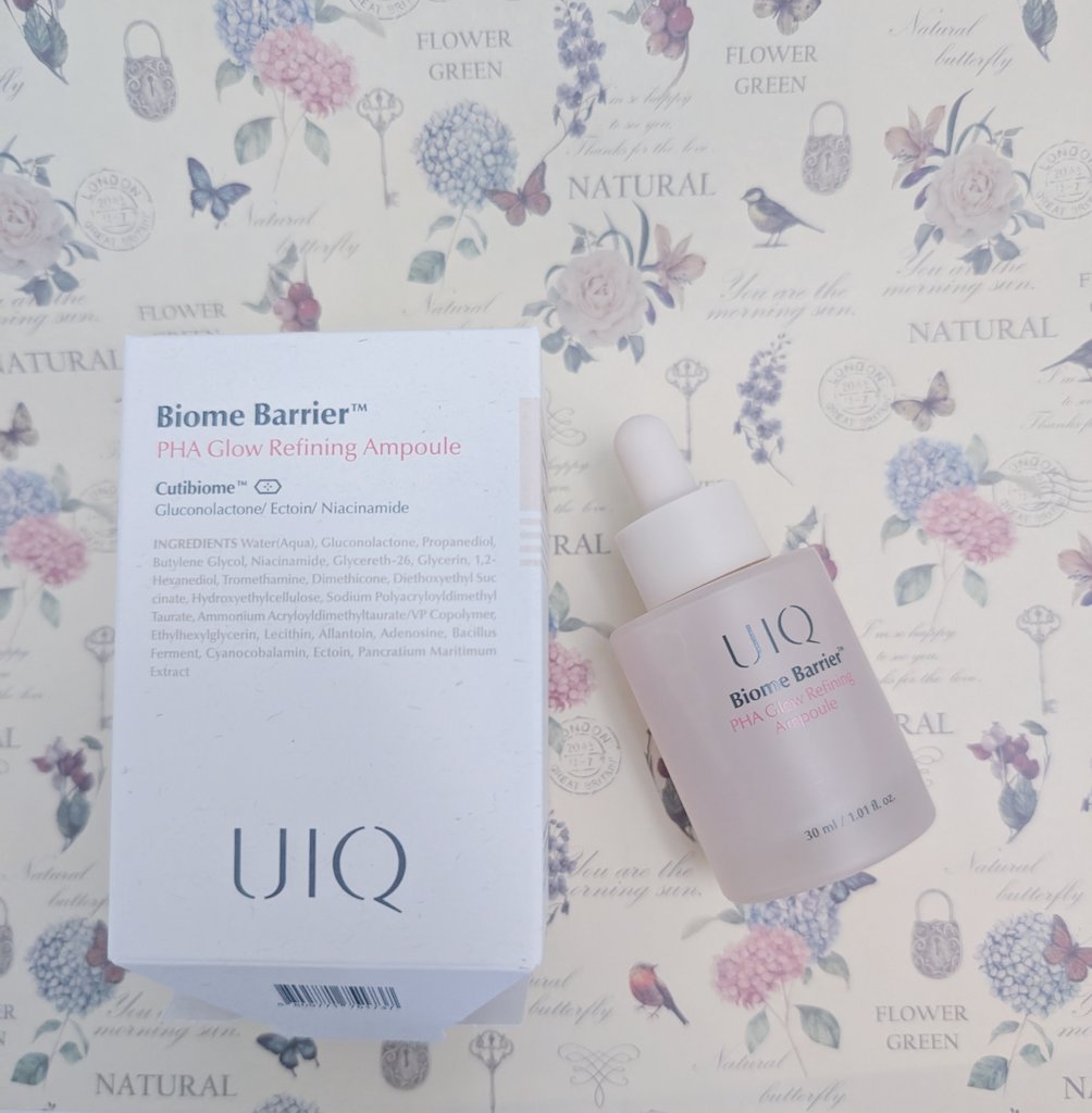 UIQ
バイオームバリア
PHAグローリファイニングアンプル

低刺激角質ケアアンプル
PHA+スキンマイクロバイオーム

肌のキメや毛穴の目立ちに効果があるそう◎

おでこ、頼、鼻筋、顎などの角質改善も◎

角質ケアと言うと刺激が強そうな