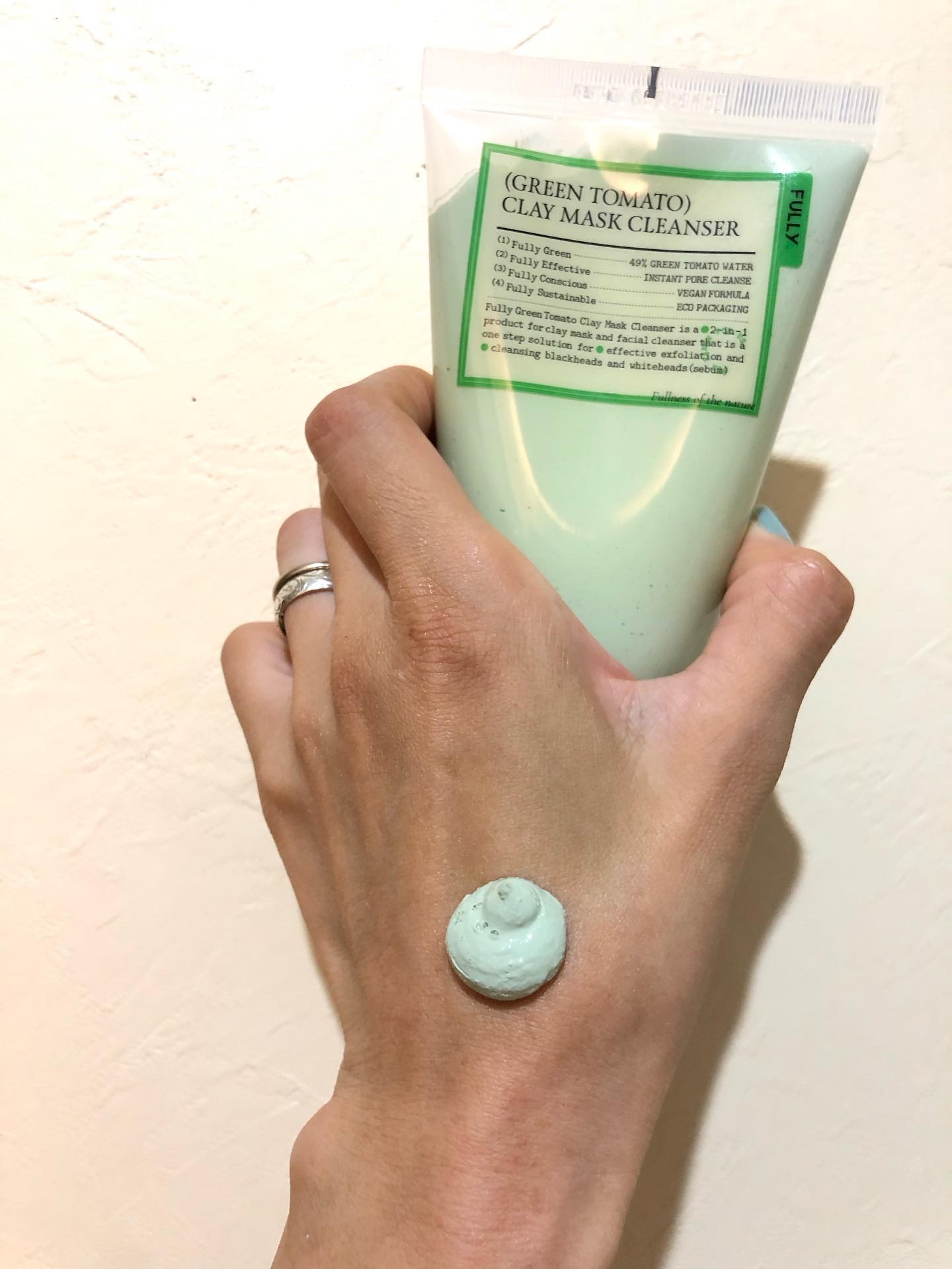 グリーントマトクレイマスククレンザー/FULLY/洗い流すパック・マスクを使ったクチコミ（1枚目）