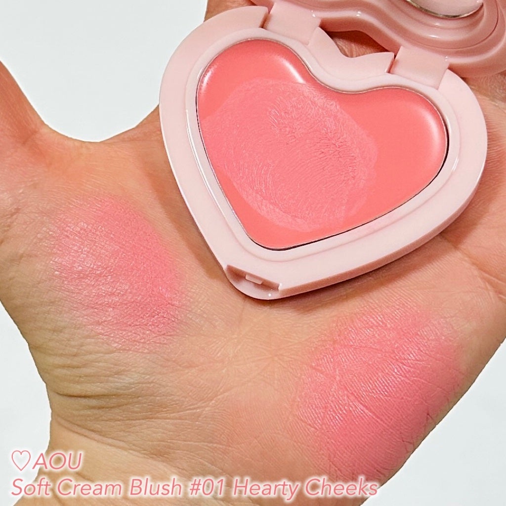 ソフト クリーム チーク/AOU/ジェル・クリームチークを使ったクチコミ(2枚目)