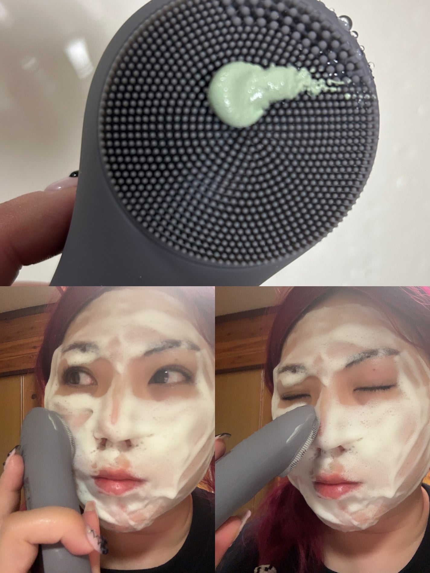 sakura on LIPS 「洗顔するとき何使ってる?最近はコットン洗顔とかもよくみるけど手..」(3枚目)