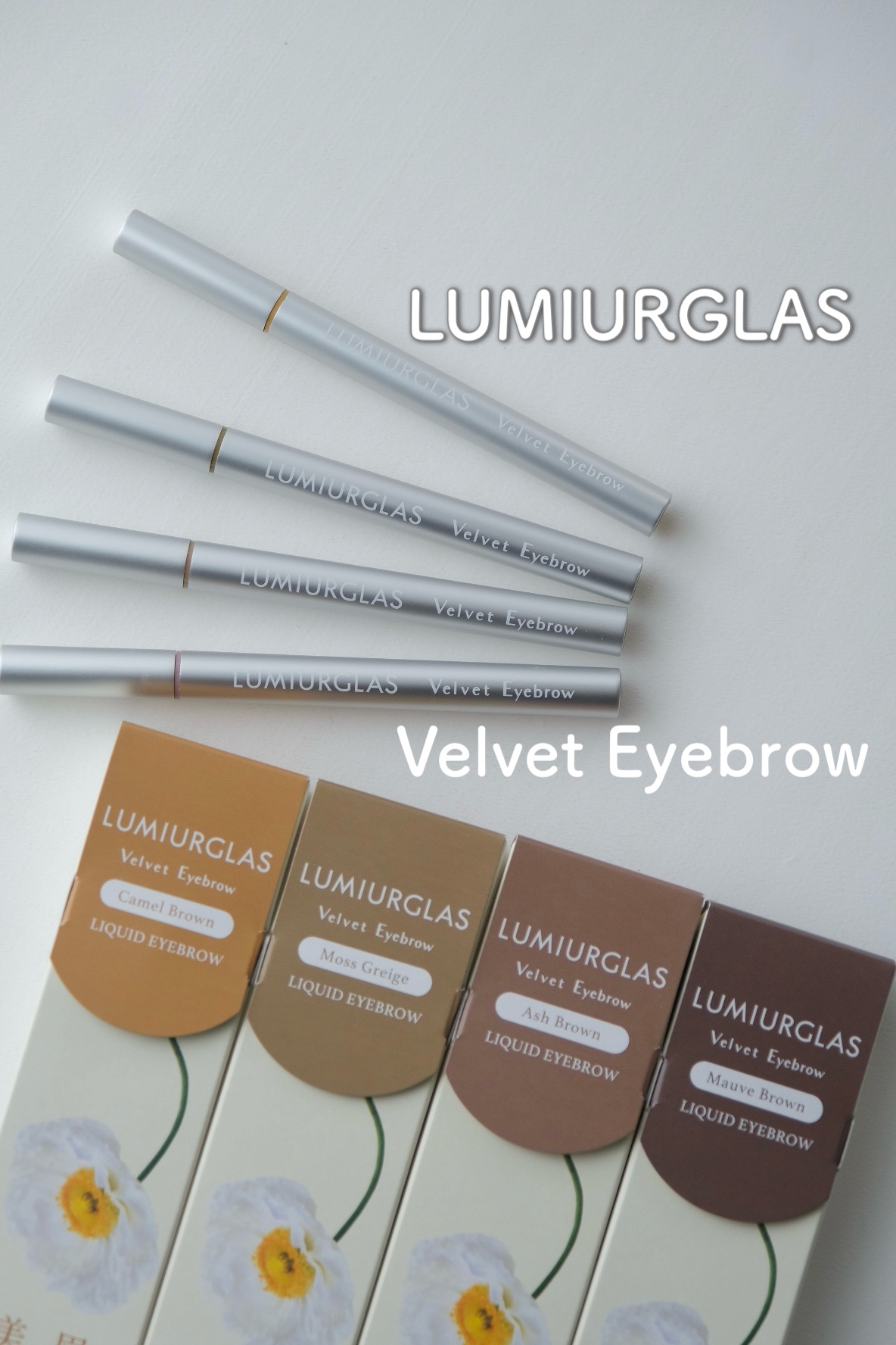 ベルベットアイブロウ/LUMIURGLAS/リキッドアイブロウを使ったクチコミ（1枚目）