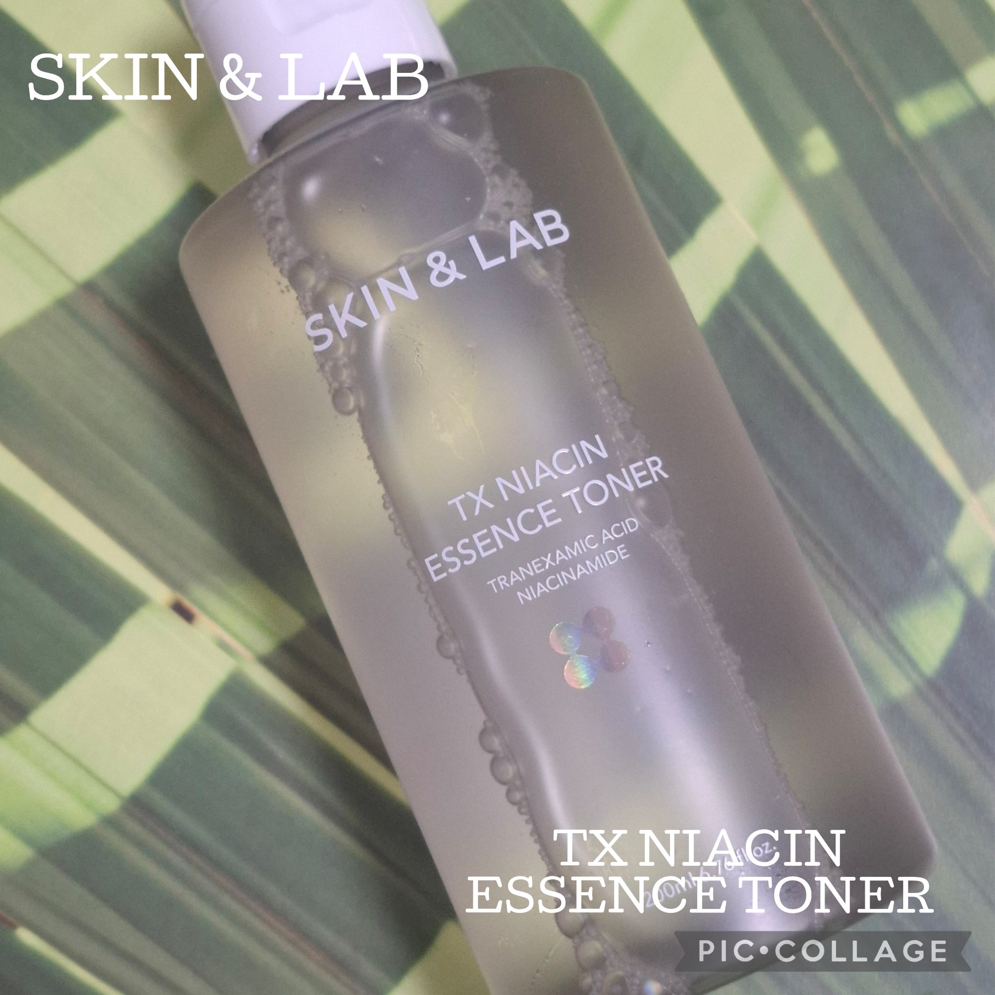 メラニンを抑制し、ダークスポットケアで透明感あふれる明るい肌へ🎵

『SKIN&LAB  TXナイアシンエッセンストナー』✨️

【商品説明】
①Wダークスポット効果！トラネキサム酸＆ナイアシンアミド配合で、メラニンの生成を抑制トラネキサ