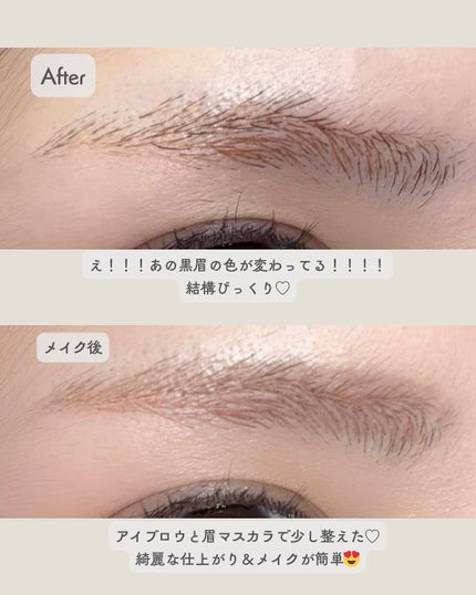 イージーブロウトーンチェンジャー/COSNORI/その他アイブロウを使ったクチコミ(4枚目)