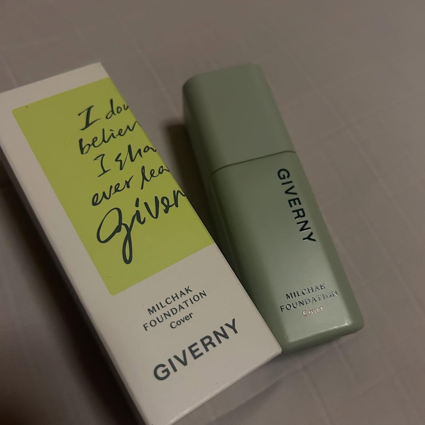 ジヴェルニー 密着カバーファンデーション/GIVERNY/リキッドファンデーションを使ったクチコミ（2枚目）