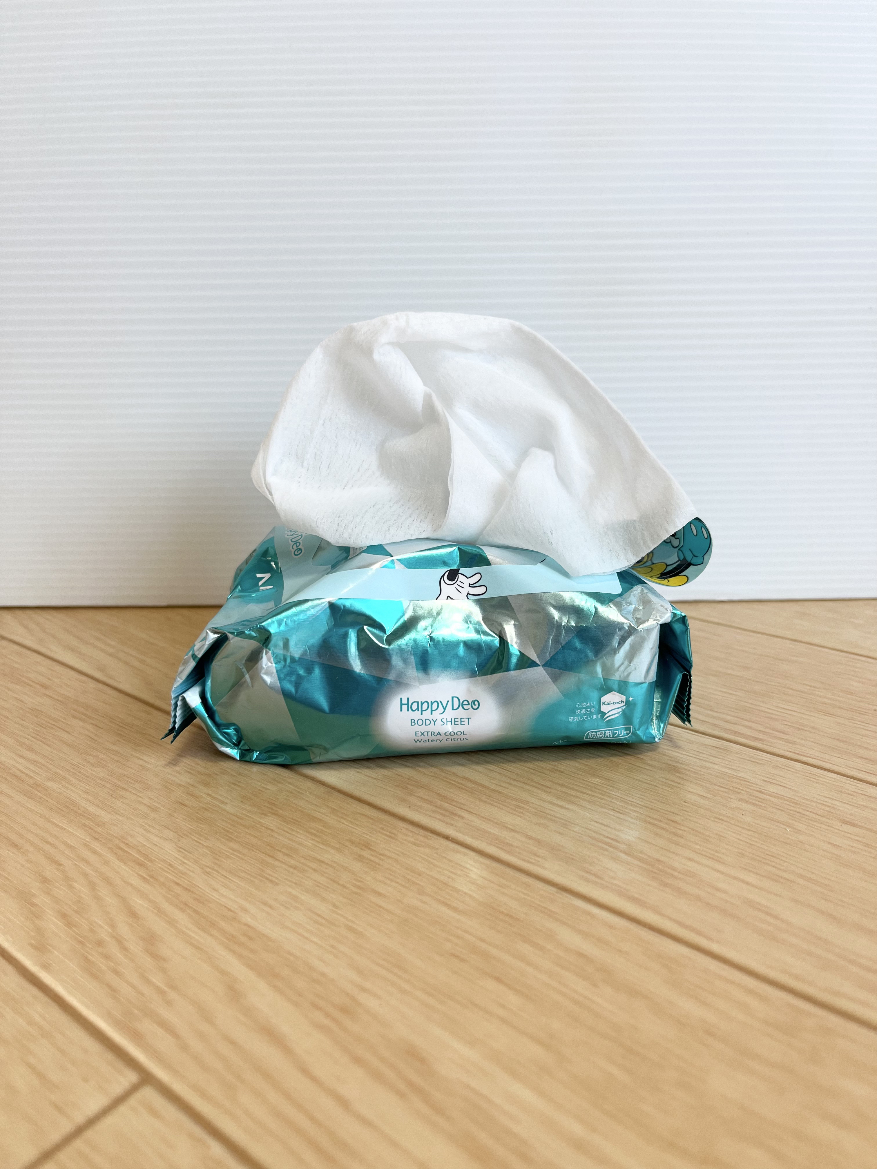 マンダム ハッピーデオ ボディシート  極冷 ウォータリーシトラス/マンダム/ボディシートを使ったクチコミ（2枚目）