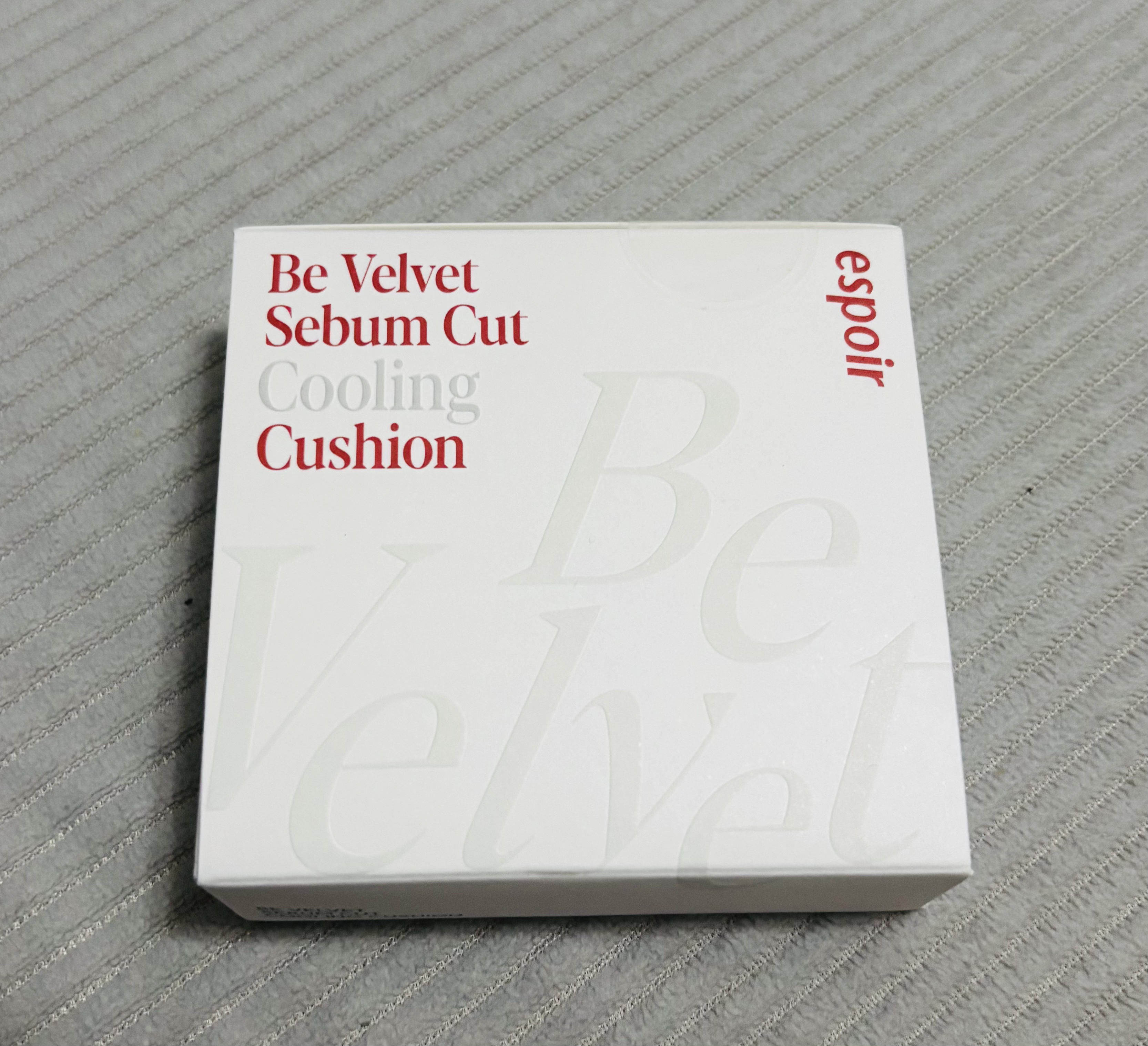 ビーベルベット セバムカットクッション/espoir/プレストパウダーを使ったクチコミ（2枚目）