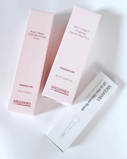 ローズコラーゲンラッピングピールオフマスクパック/MIGUHARA/洗い流すパック・マスクを使ったクチコミ(8枚目)