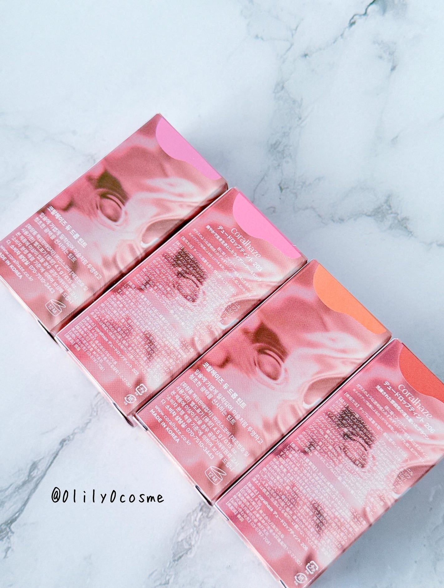 デュー ドロップ ティント/Coralhaze/リップティントを使ったクチコミ(2枚目)