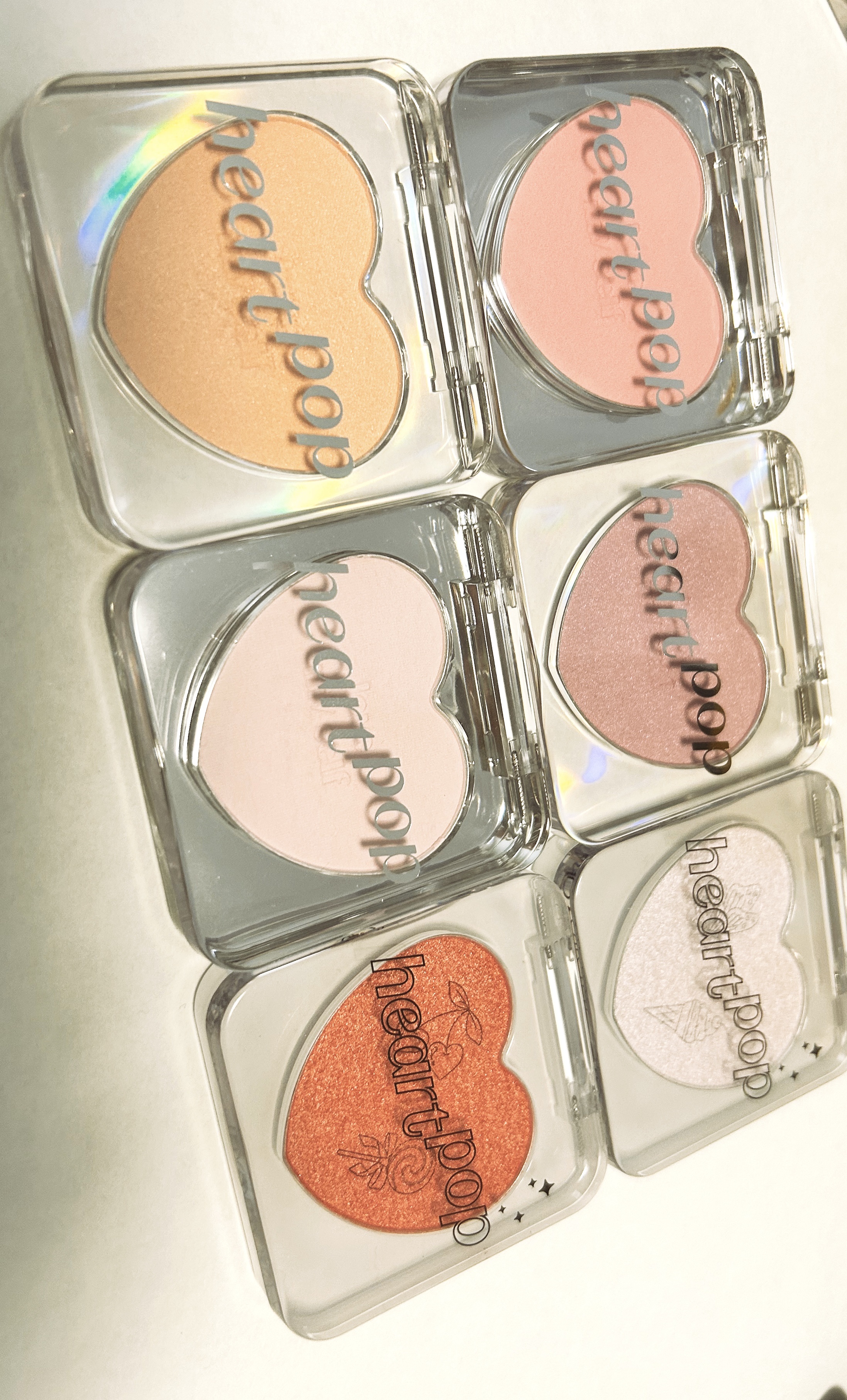 ハートポップブラッシャー アイスオーラ/ETUDE/パウダーチークを使ったクチコミ（2枚目）