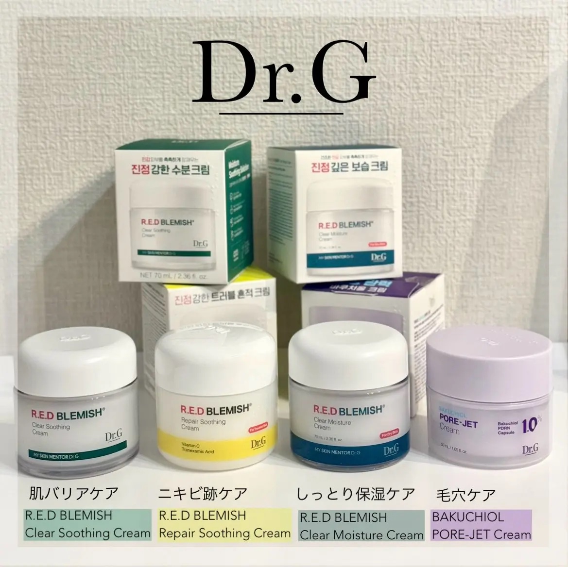 レッドブレミッシュ クリアスージングクリーム/Dr.G/フェイスクリームを使ったクチコミ（1枚目）