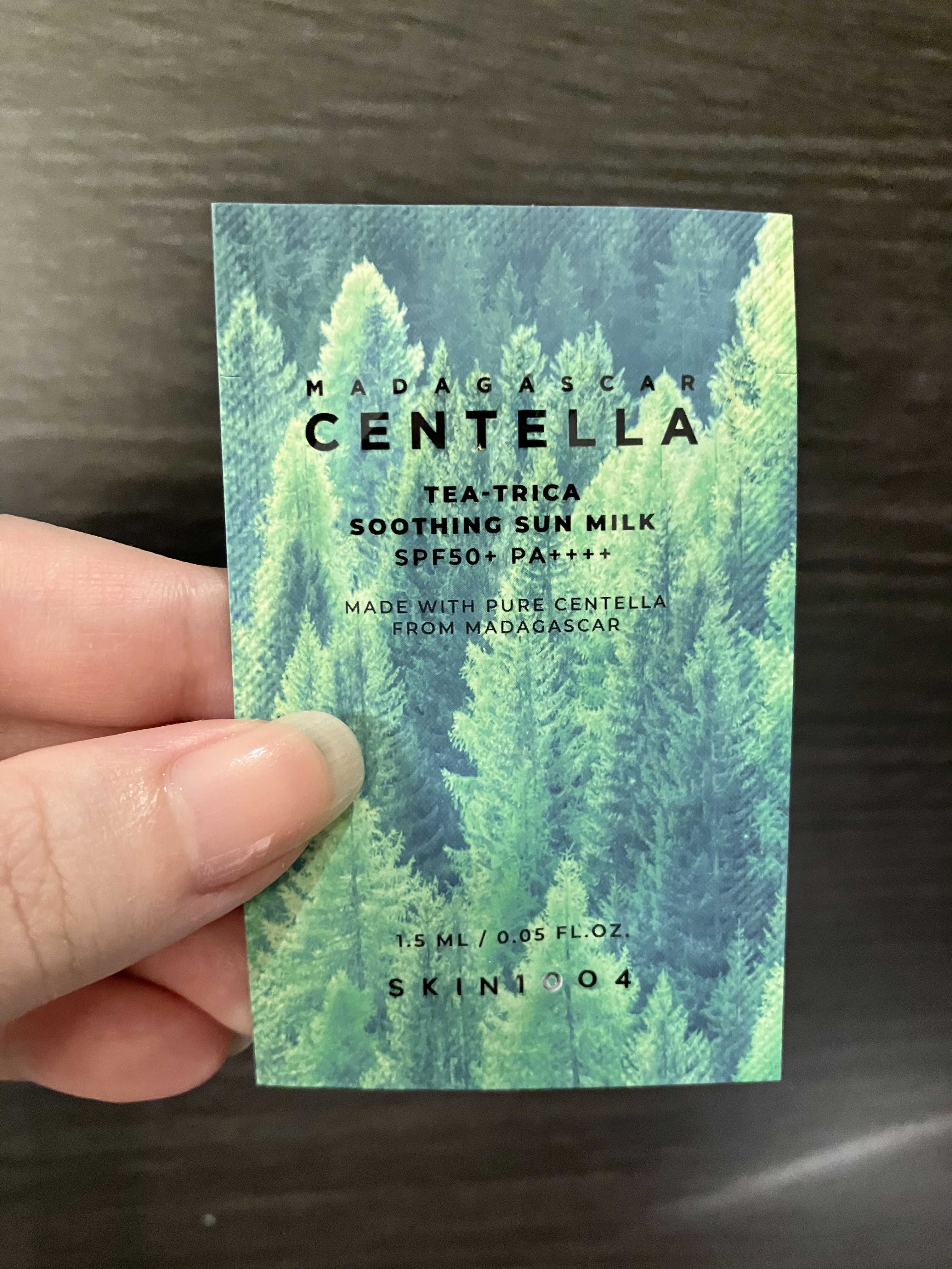 ティーツリカ スージング サンミルク/SKIN1004/日焼け止めミルクを使ったクチコミ（1枚目）