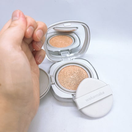 シームレスウェアクッション/wakemake/クッションファンデーションを使ったクチコミ(4枚目)